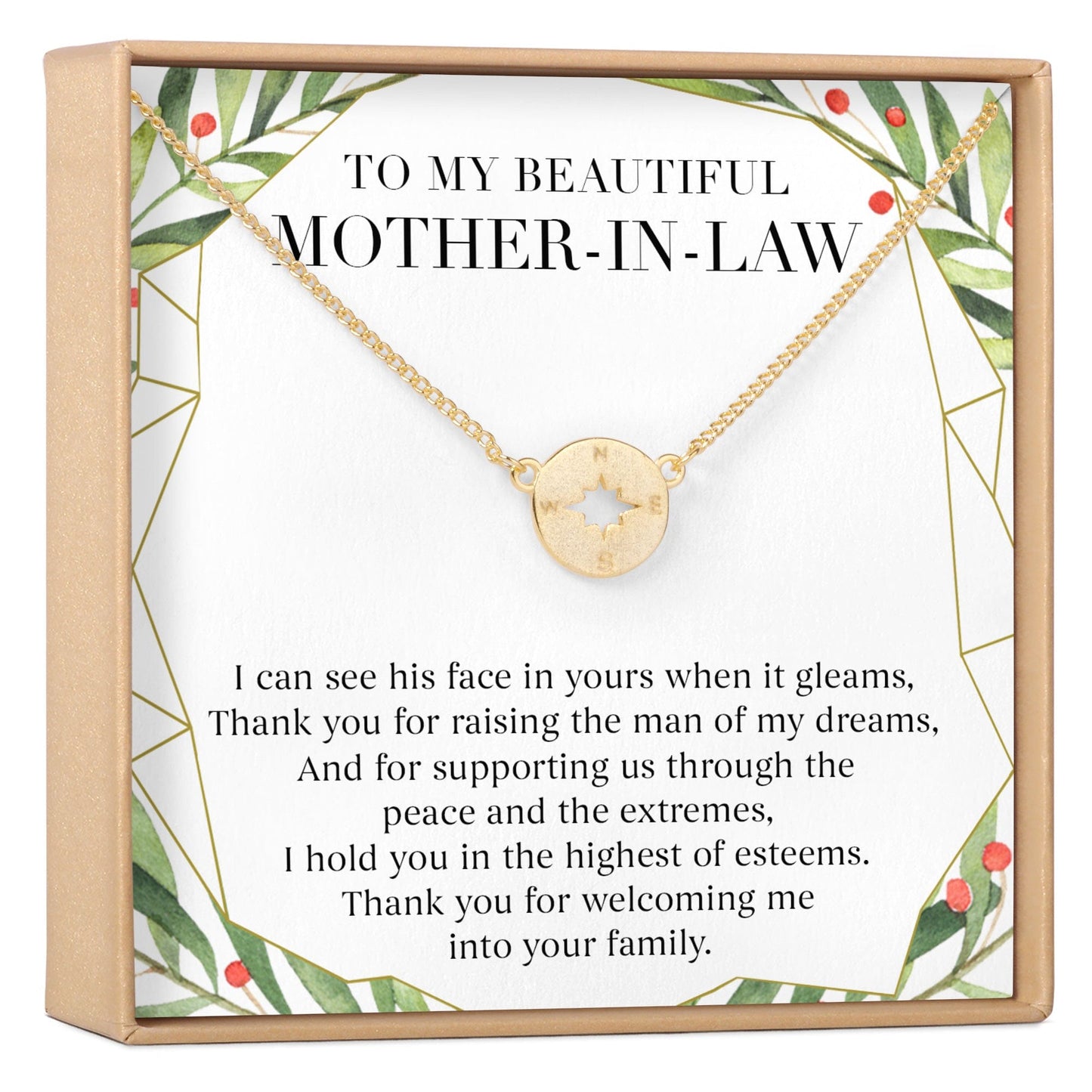 Christmas Gift for Mother in Law Necklace, Multiple Styles