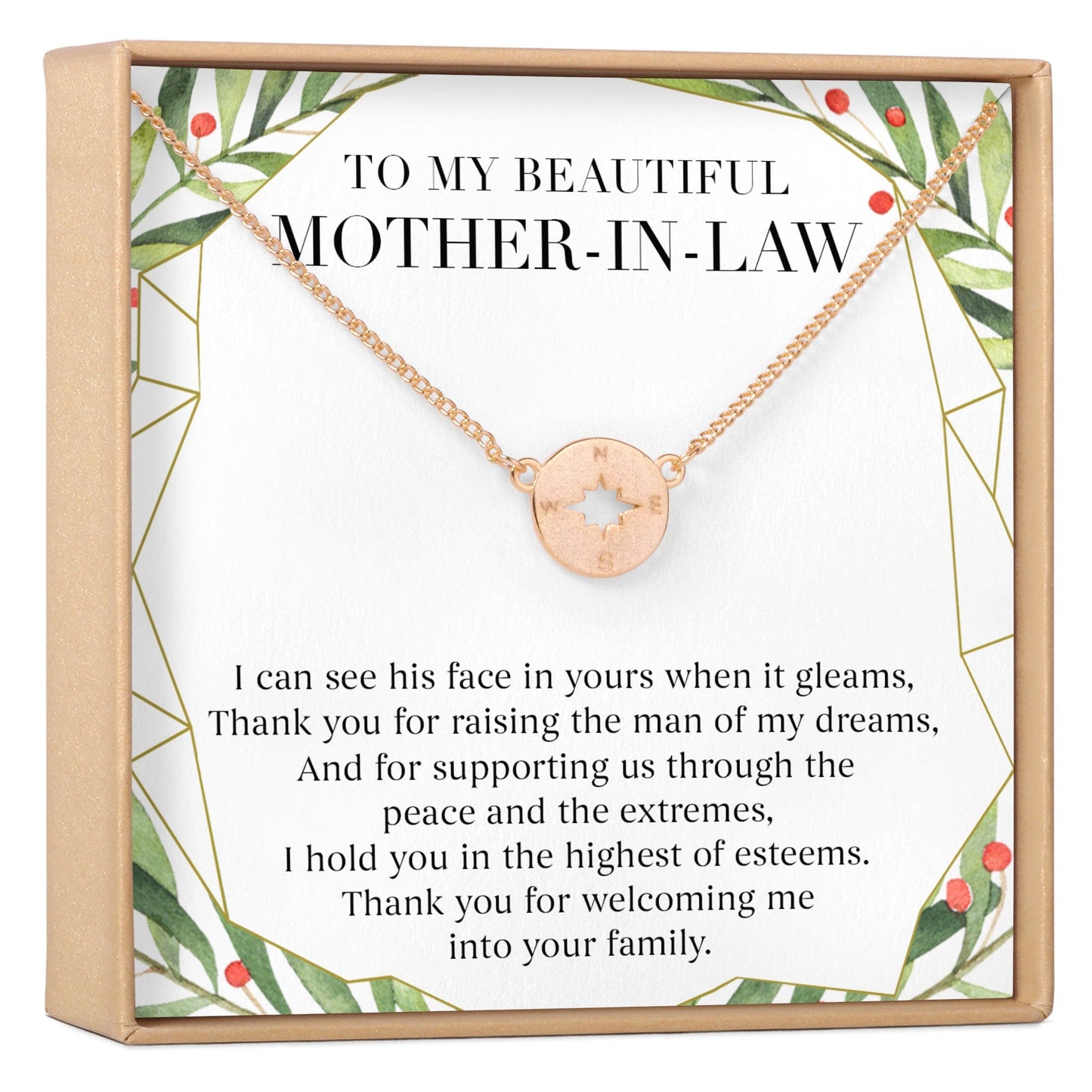 Christmas Gift for Mother in Law Necklace, Multiple Styles
