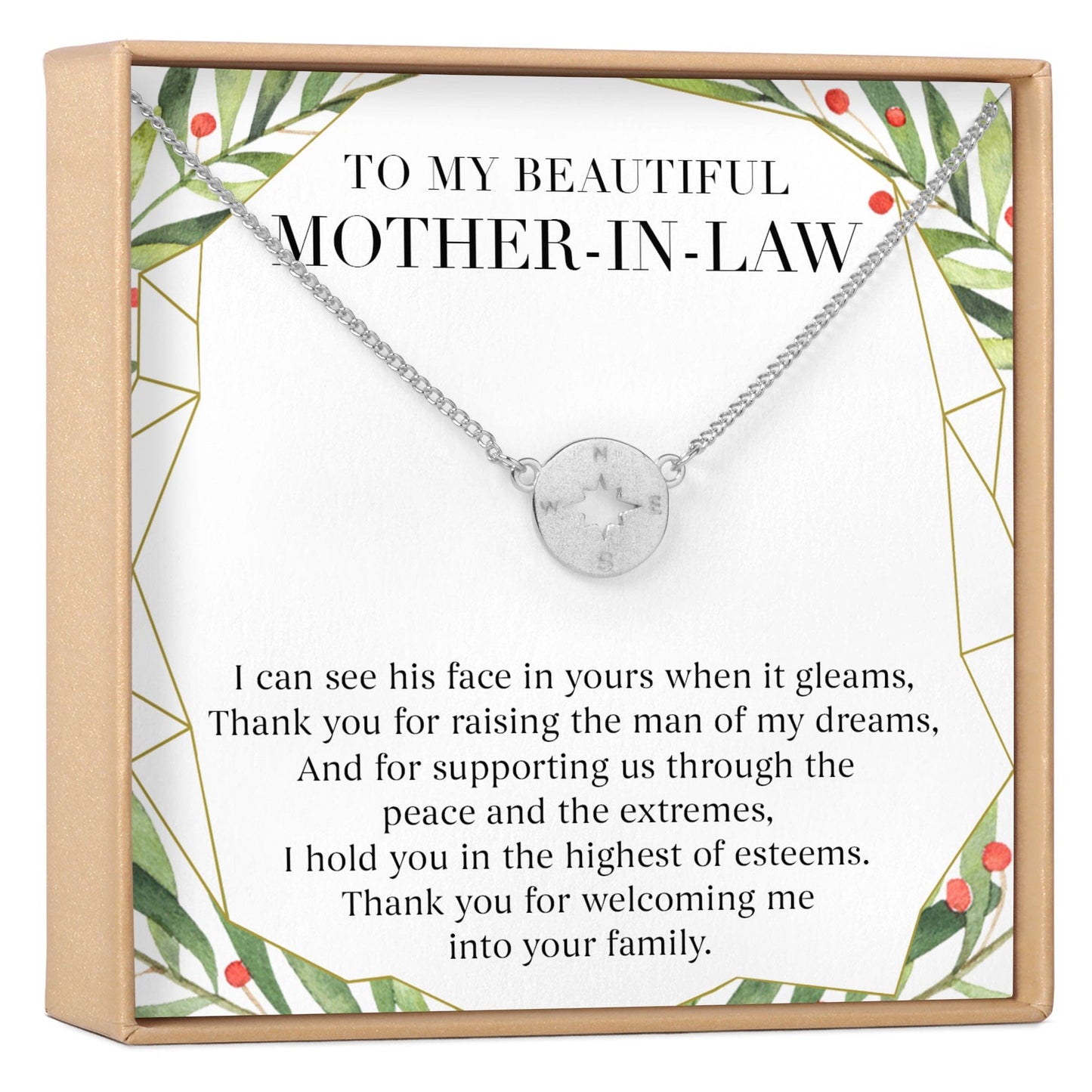 Christmas Gift for Mother in Law Necklace, Multiple Styles