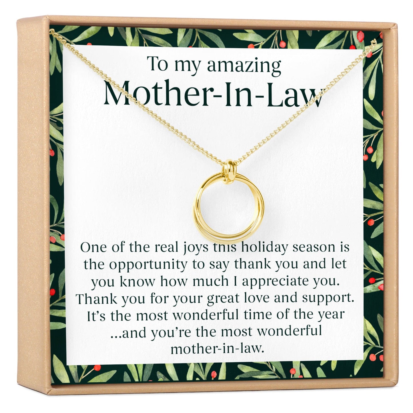 Christmas Gift for Mother in Law Necklace, Multiple Styles