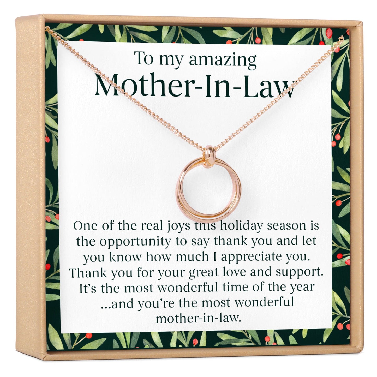 Christmas Gift for Mother in Law Necklace, Multiple Styles
