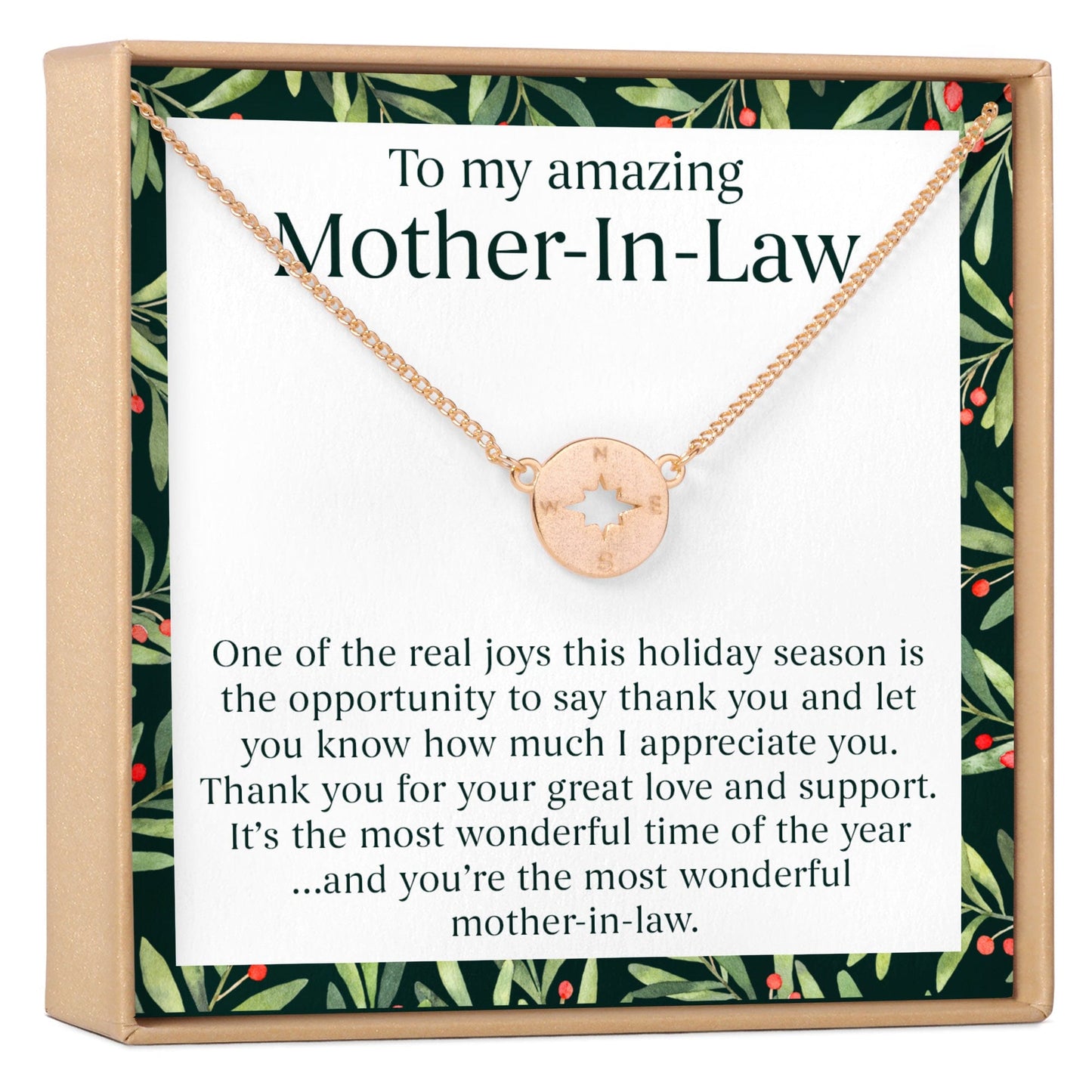 Christmas Gift for Mother in Law Necklace, Multiple Styles