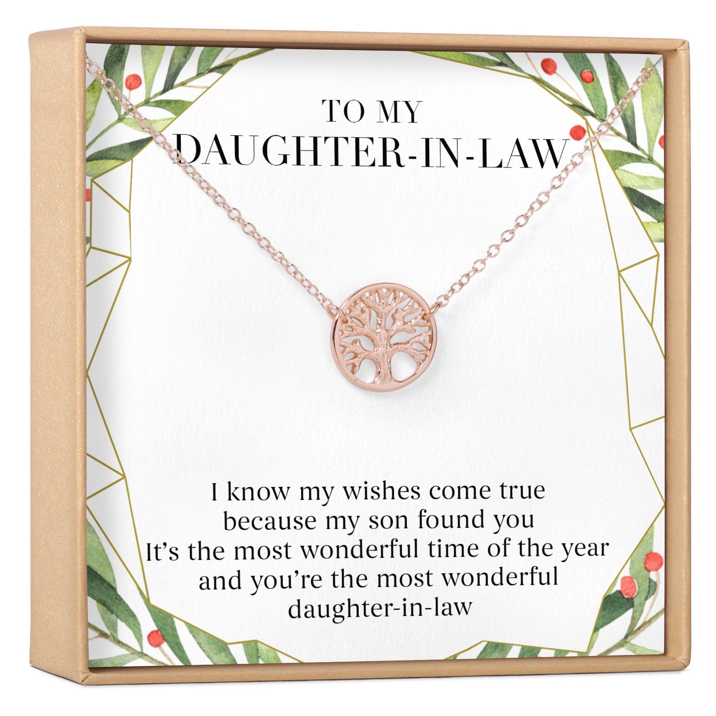 Christmas Gift for Daughter in Law Necklace, Multiple Styles