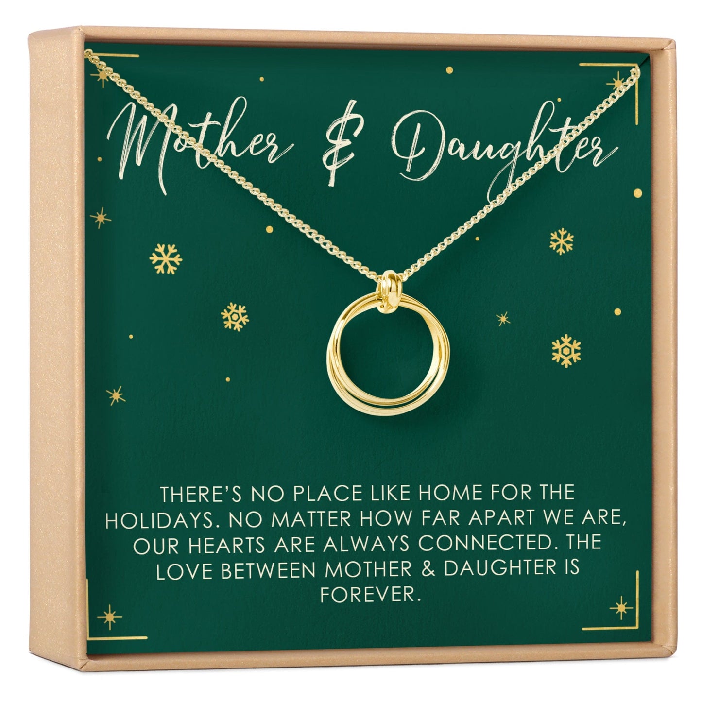Mother & Daughter Christmas Necklace, Multiple Styles