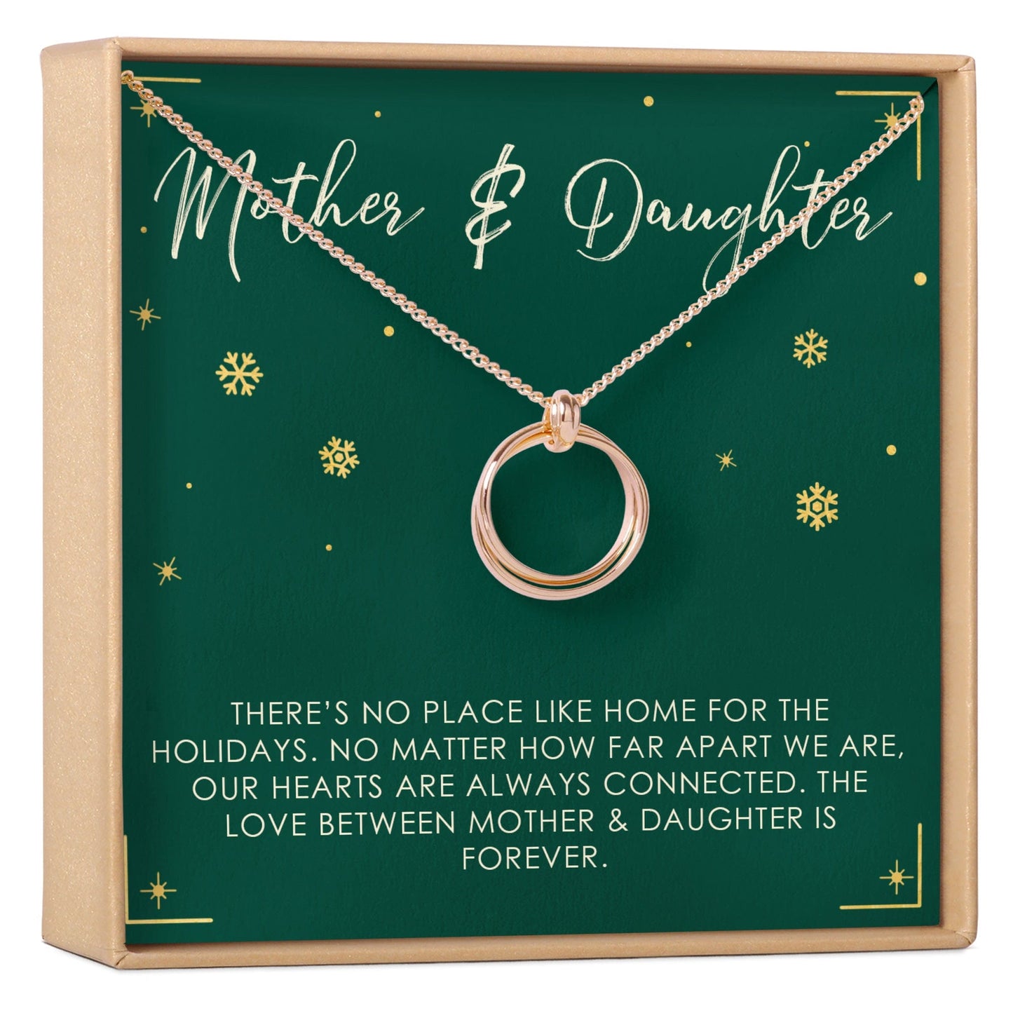 Mother & Daughter Christmas Necklace, Multiple Styles