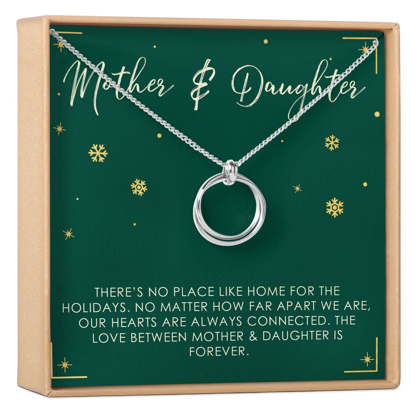Mother & Daughter Christmas Necklace, Multiple Styles