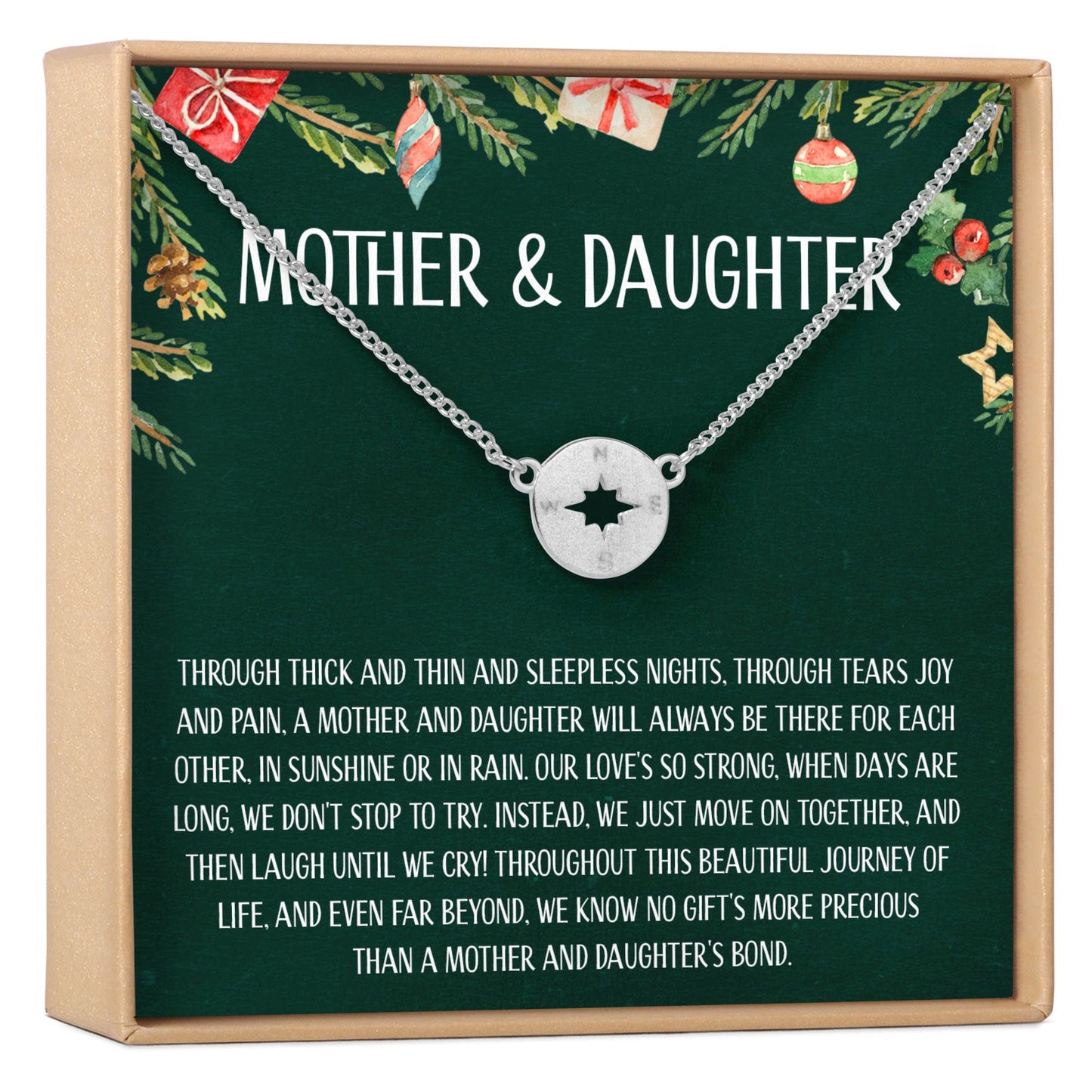 Mother & Daughter Christmas Necklace, Multiple Styles