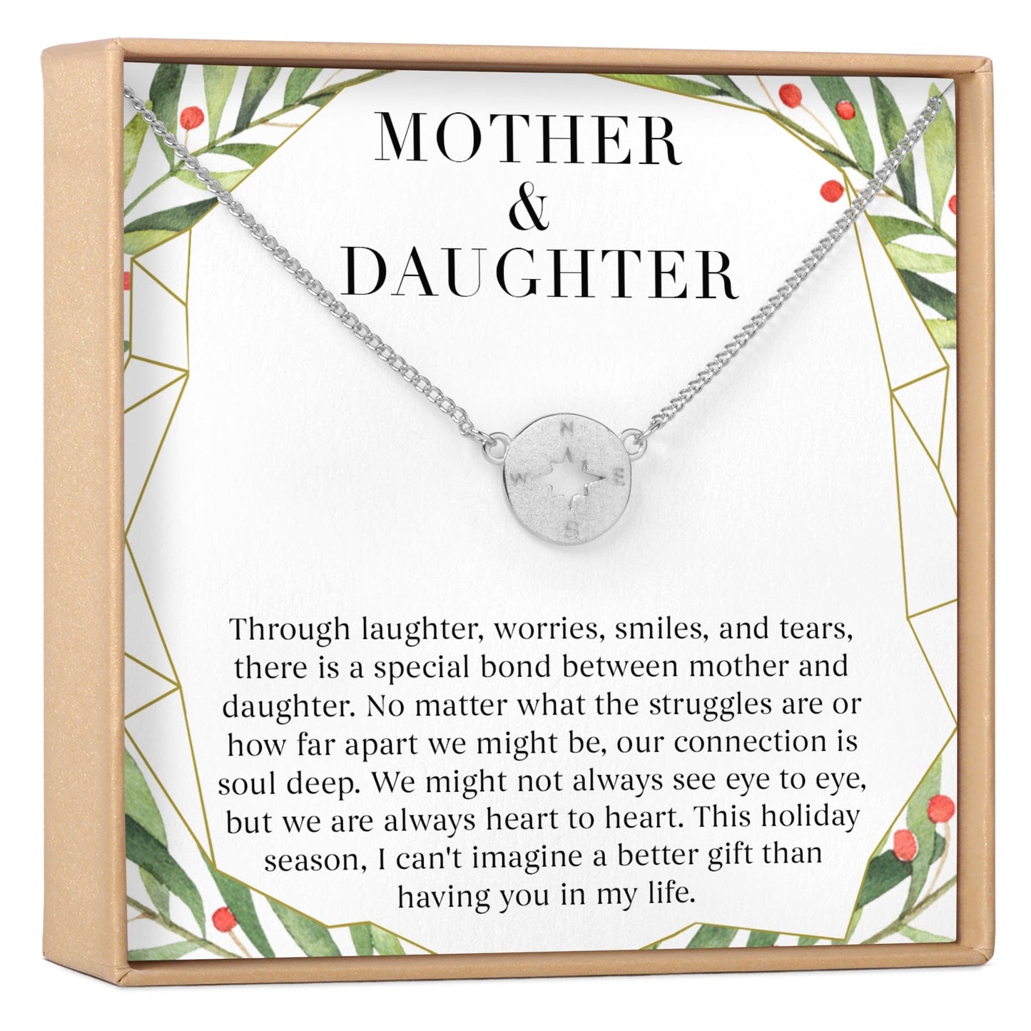 Mother & Daughter Christmas Necklace, Multiple Styles