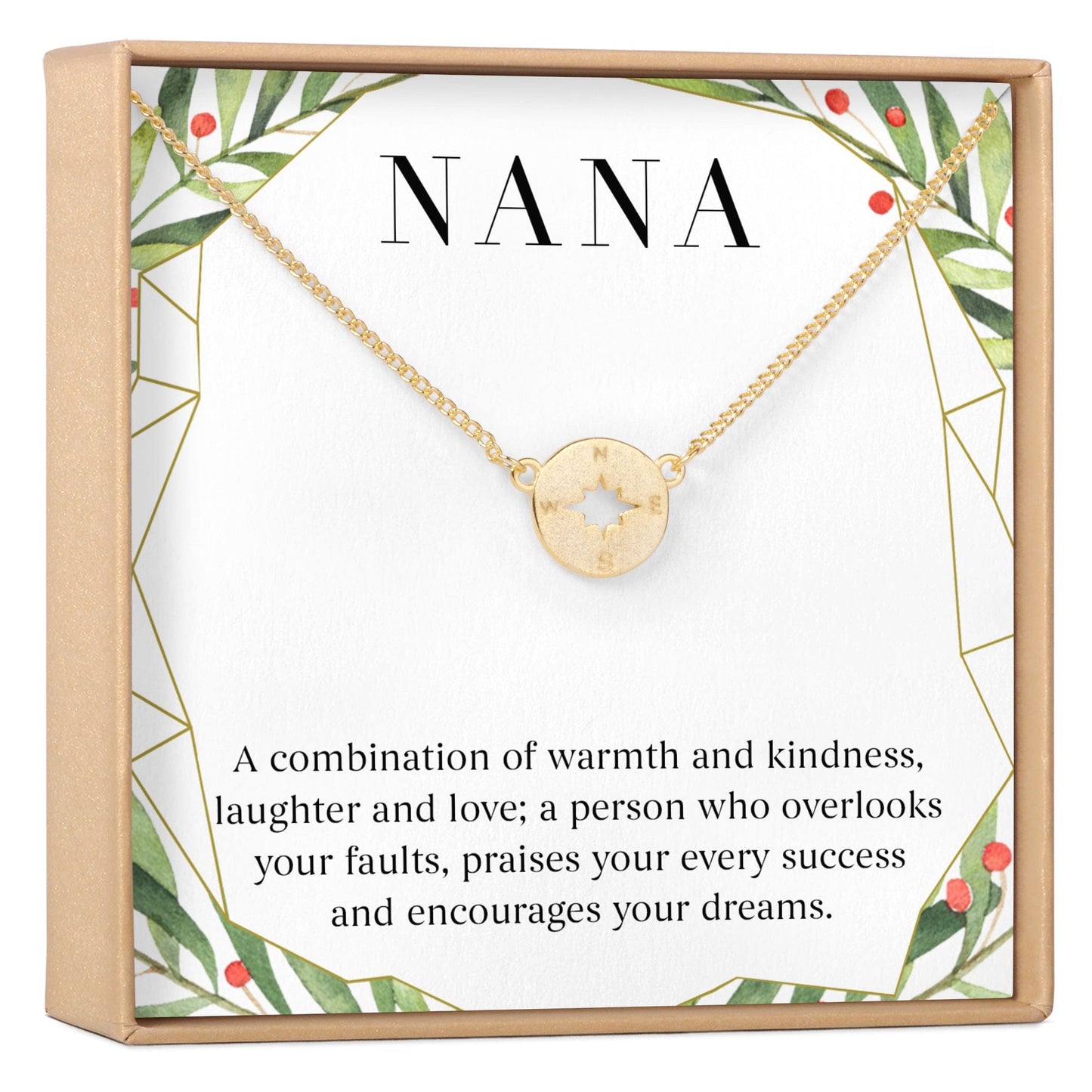Christmas Gift For Nana Necklace, Multiple Styles