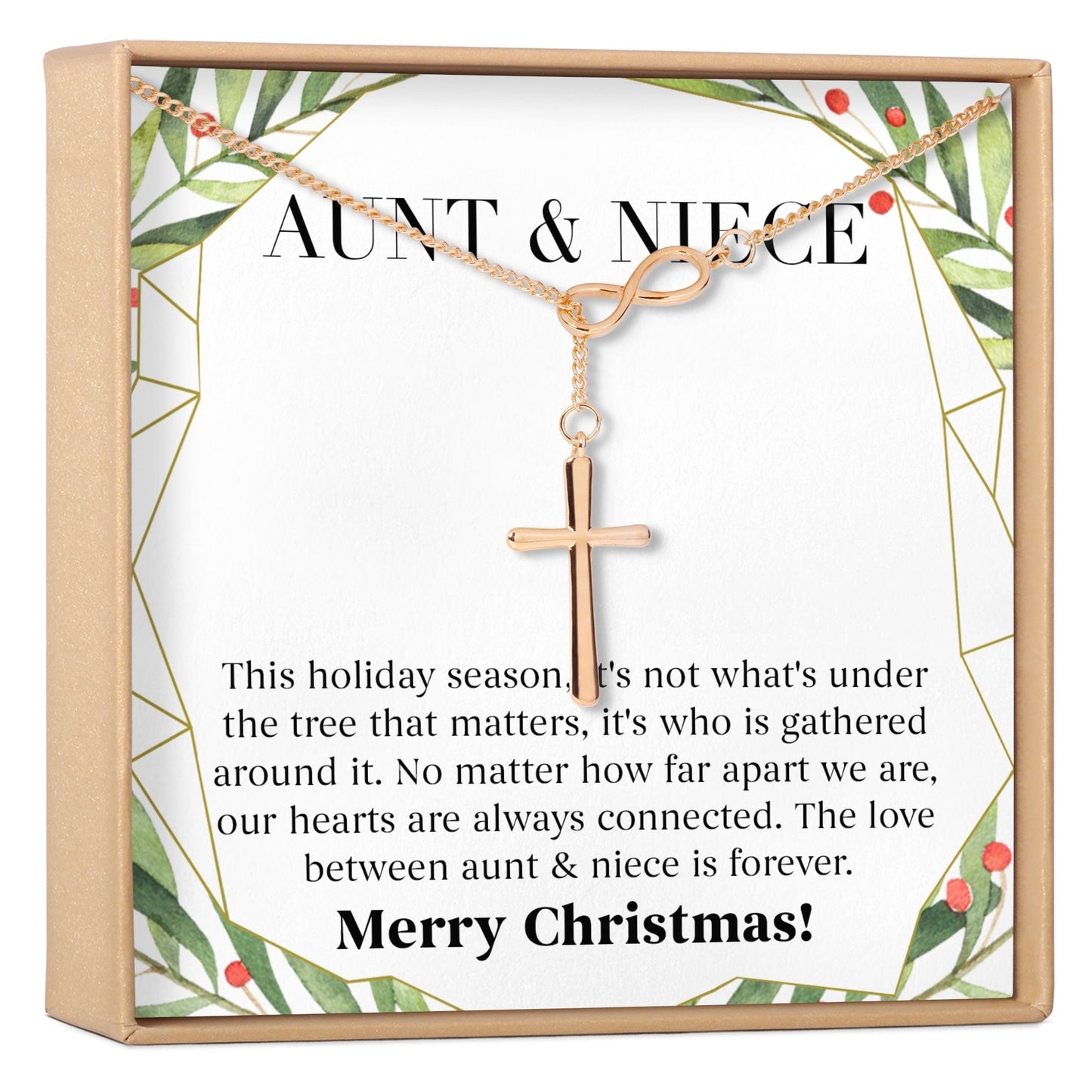 Aunt-Niece Christmas Necklace, Multiple Styles