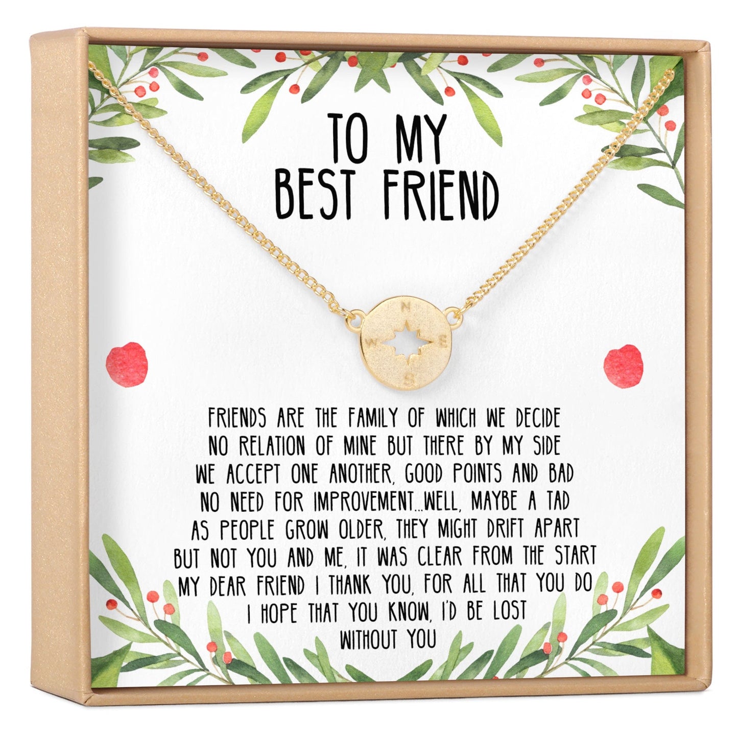 Christmas Gift for Best Friend Necklace, Multiple Styles