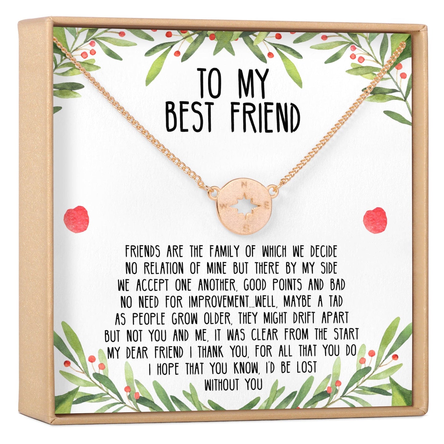 Christmas Gift for Best Friend Necklace, Multiple Styles