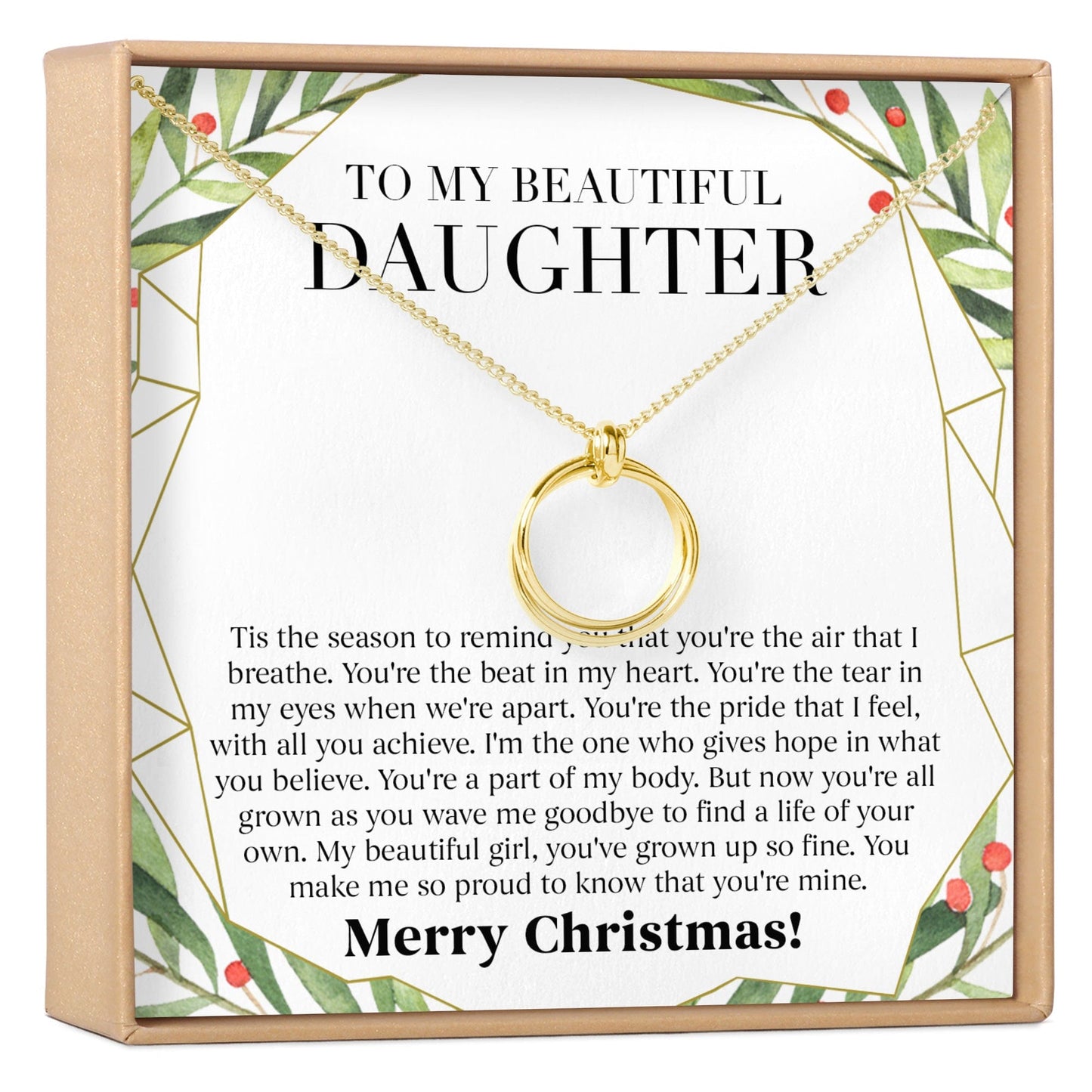 Christmas Gift for Daughter Necklace, Multiple Styles