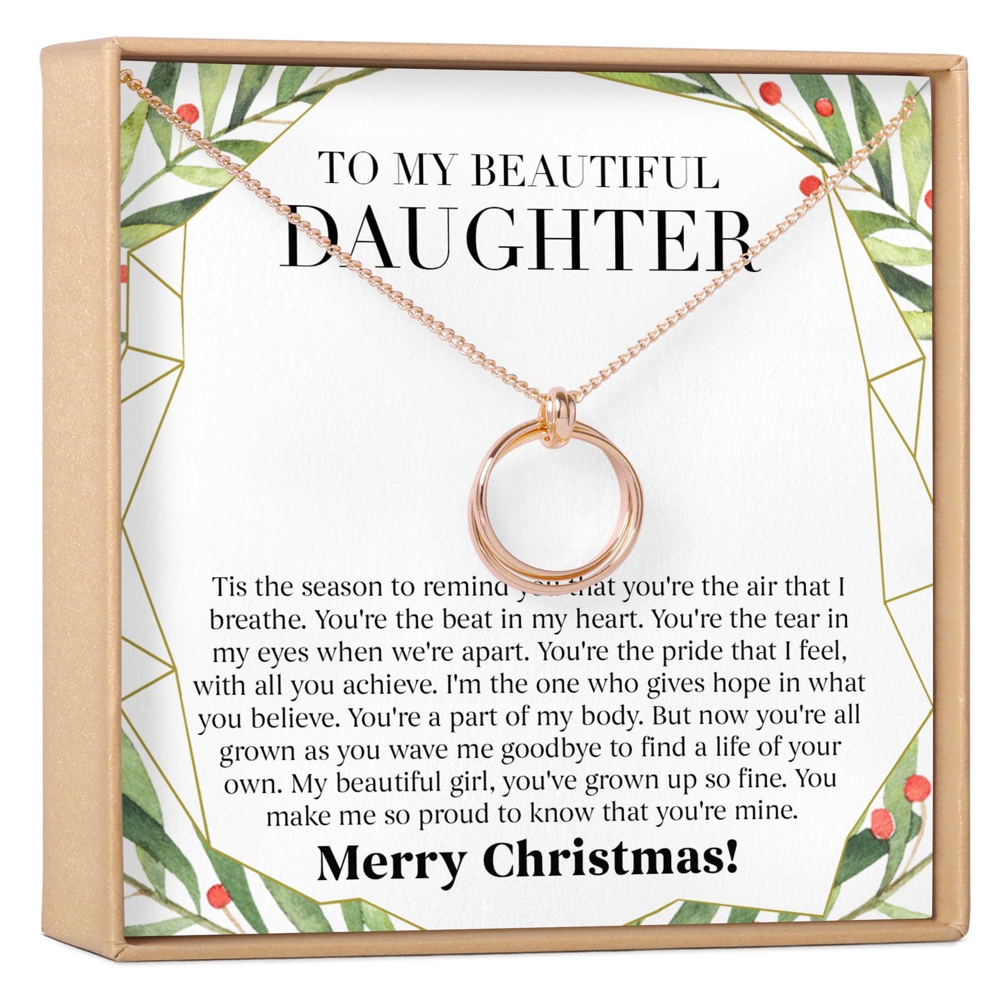 Christmas Gift for Daughter Necklace, Multiple Styles