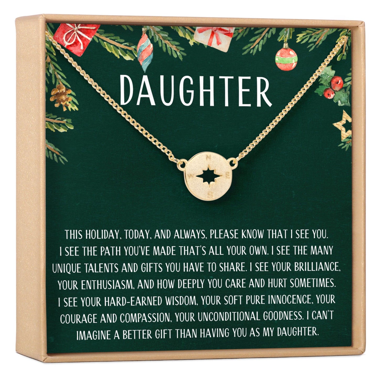 Christmas Gift for Daughter Necklace, Multiple Styles