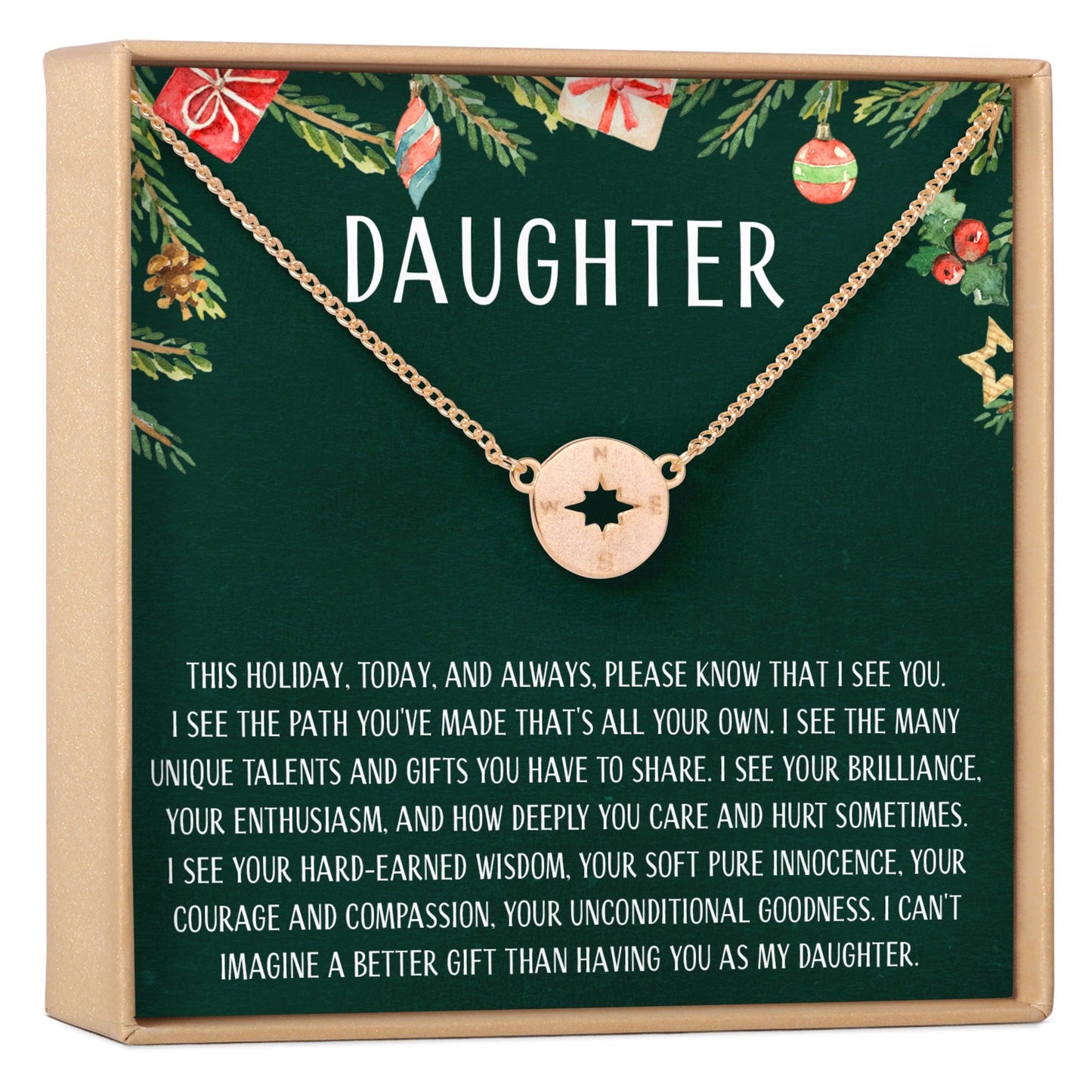 Christmas Gift for Daughter Necklace, Multiple Styles
