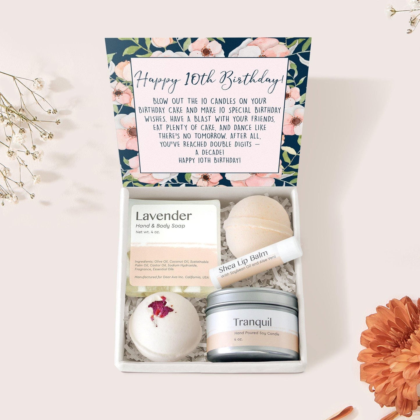 10th Birthday Gift Spa Gift Box