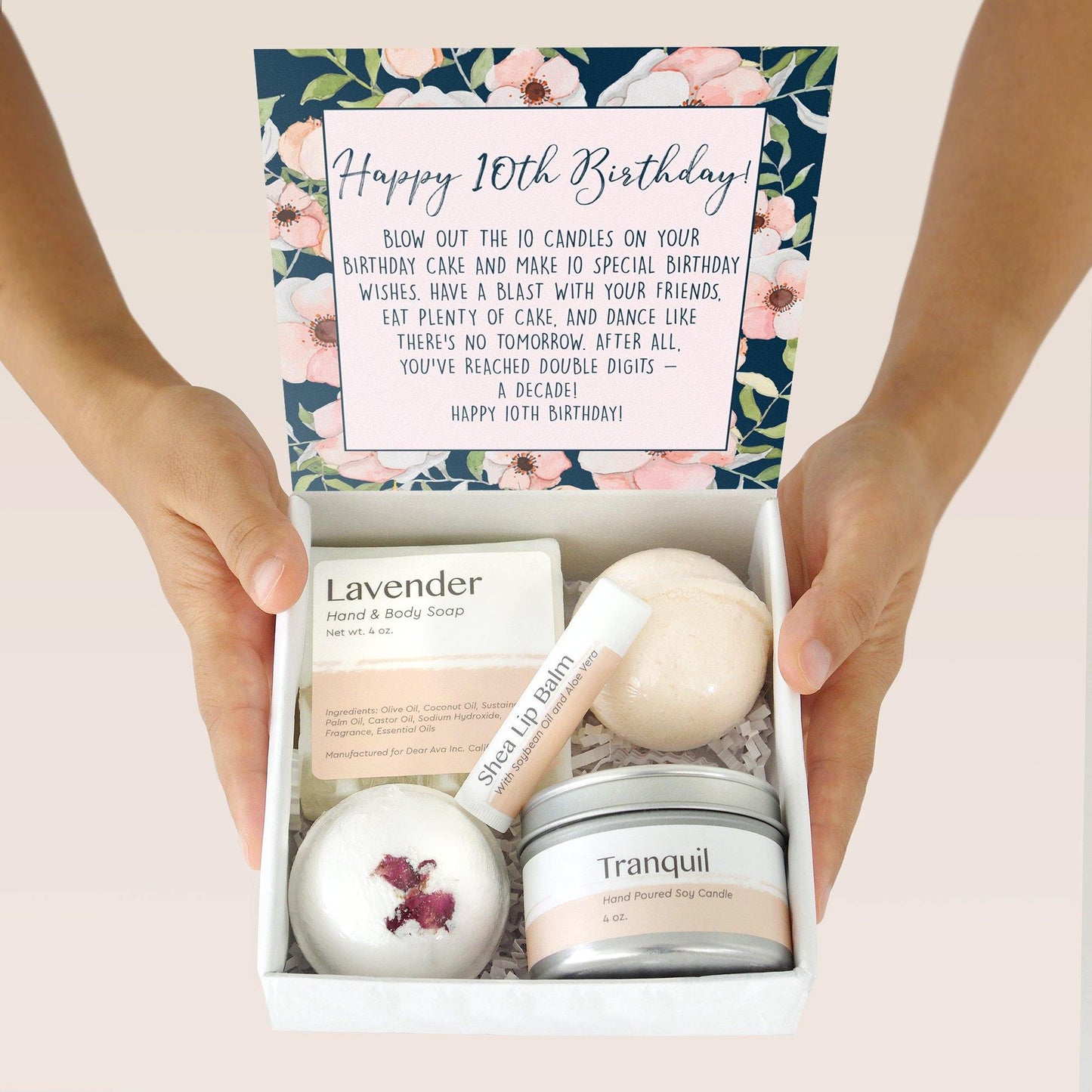 10th Birthday Gift Spa Gift Box