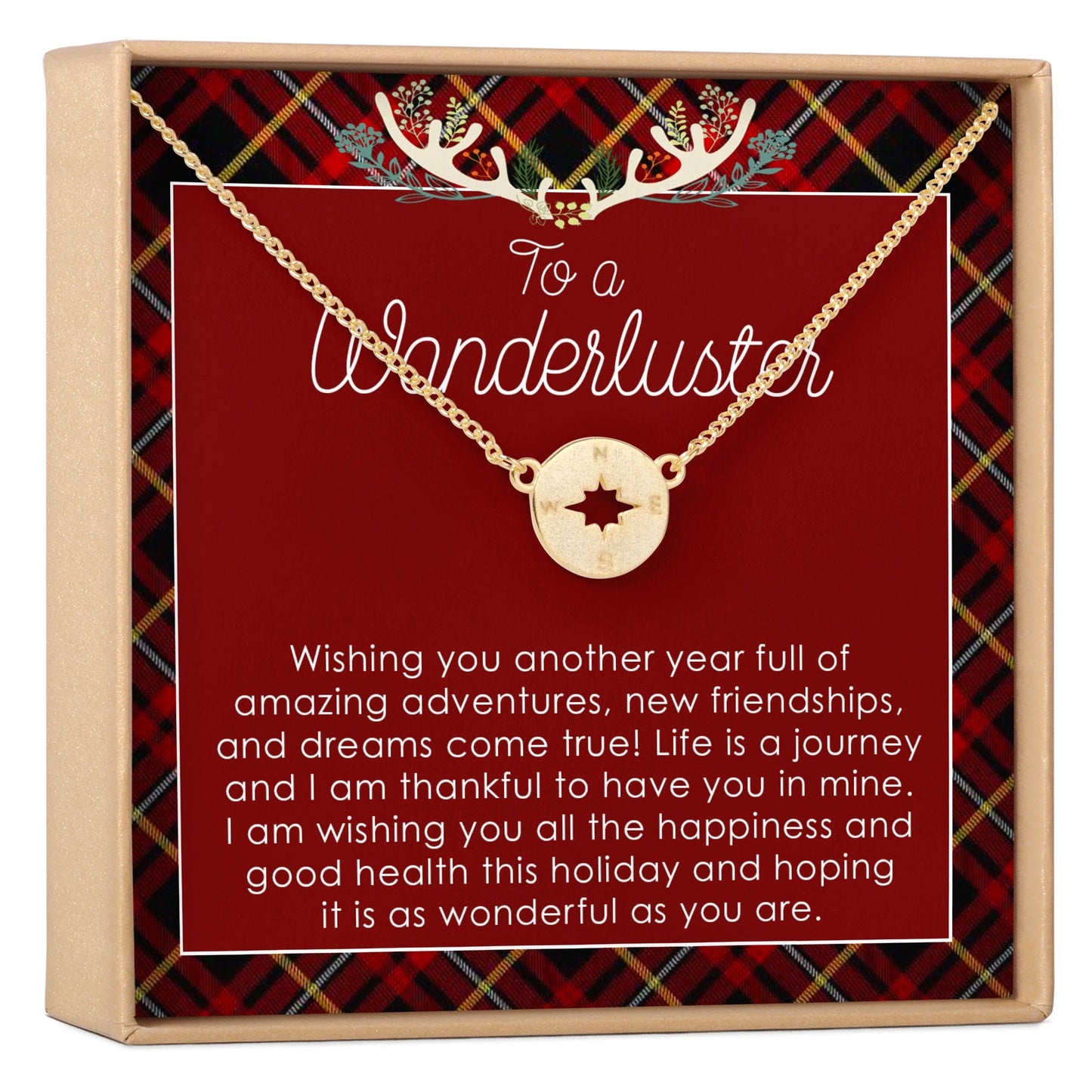 Christmas Gift for Travelers Necklace, Multiple Styles