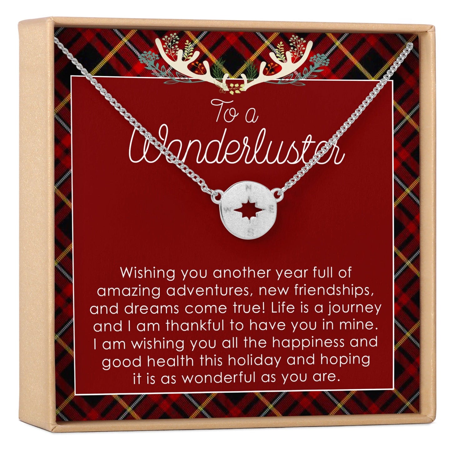 Christmas Gift for Travelers Necklace, Multiple Styles