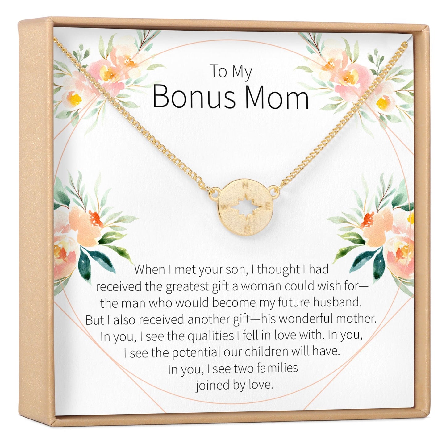 Bonus Mom Necklace, Multiple Styles