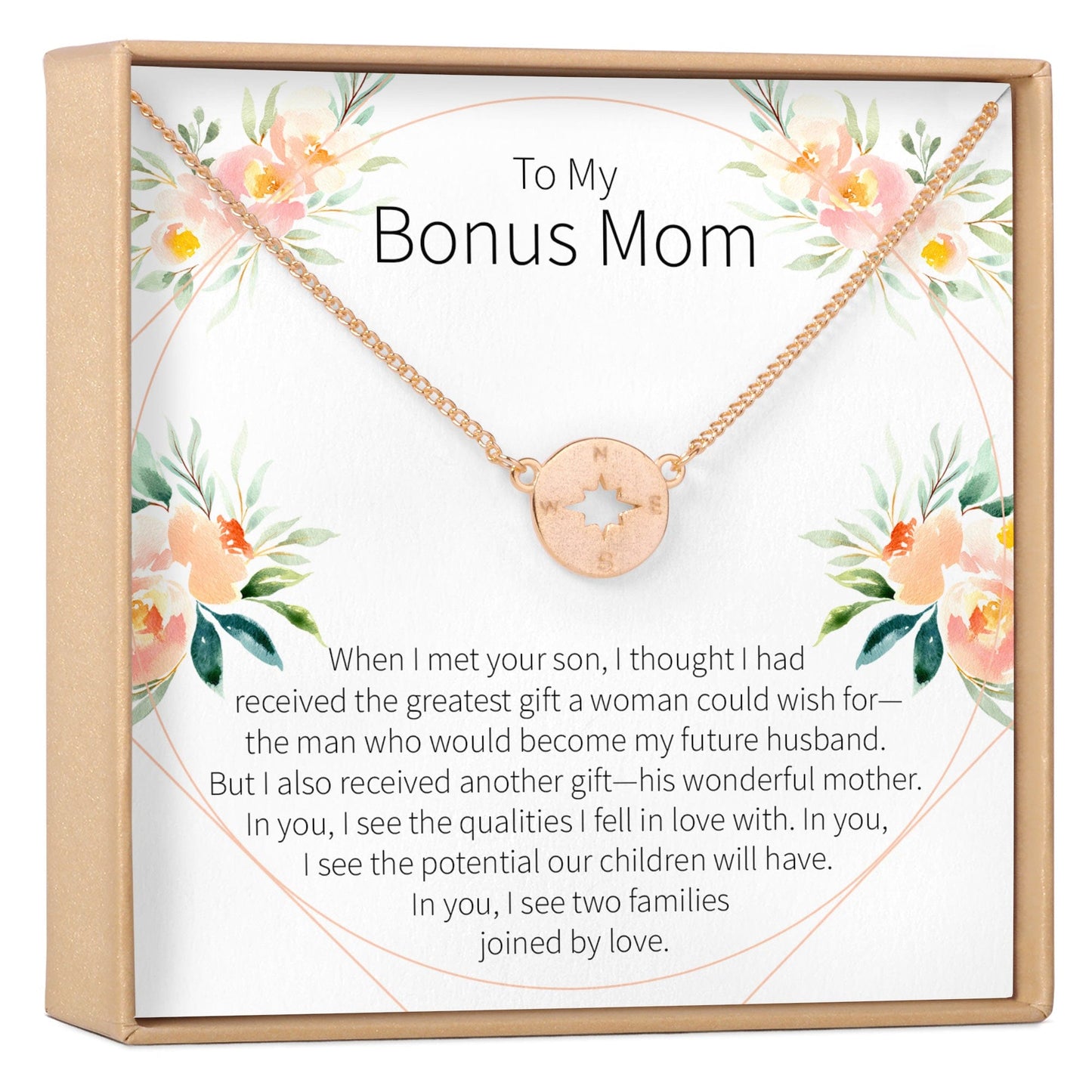 Bonus Mom Necklace, Multiple Styles