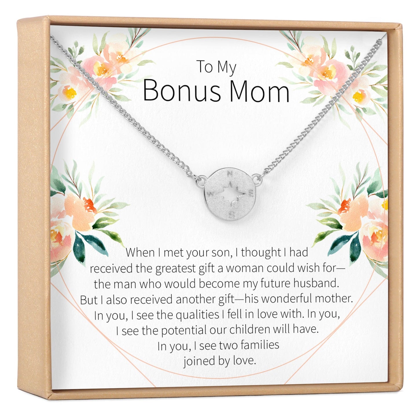 Bonus Mom Necklace, Multiple Styles