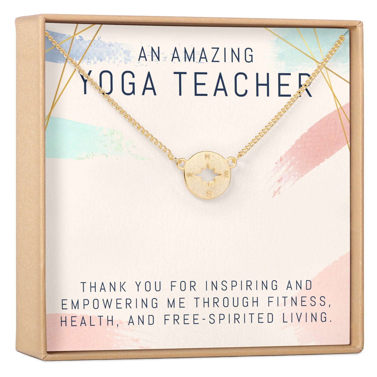 Yoga Teacher Necklace, Multiple Styles Jewelry