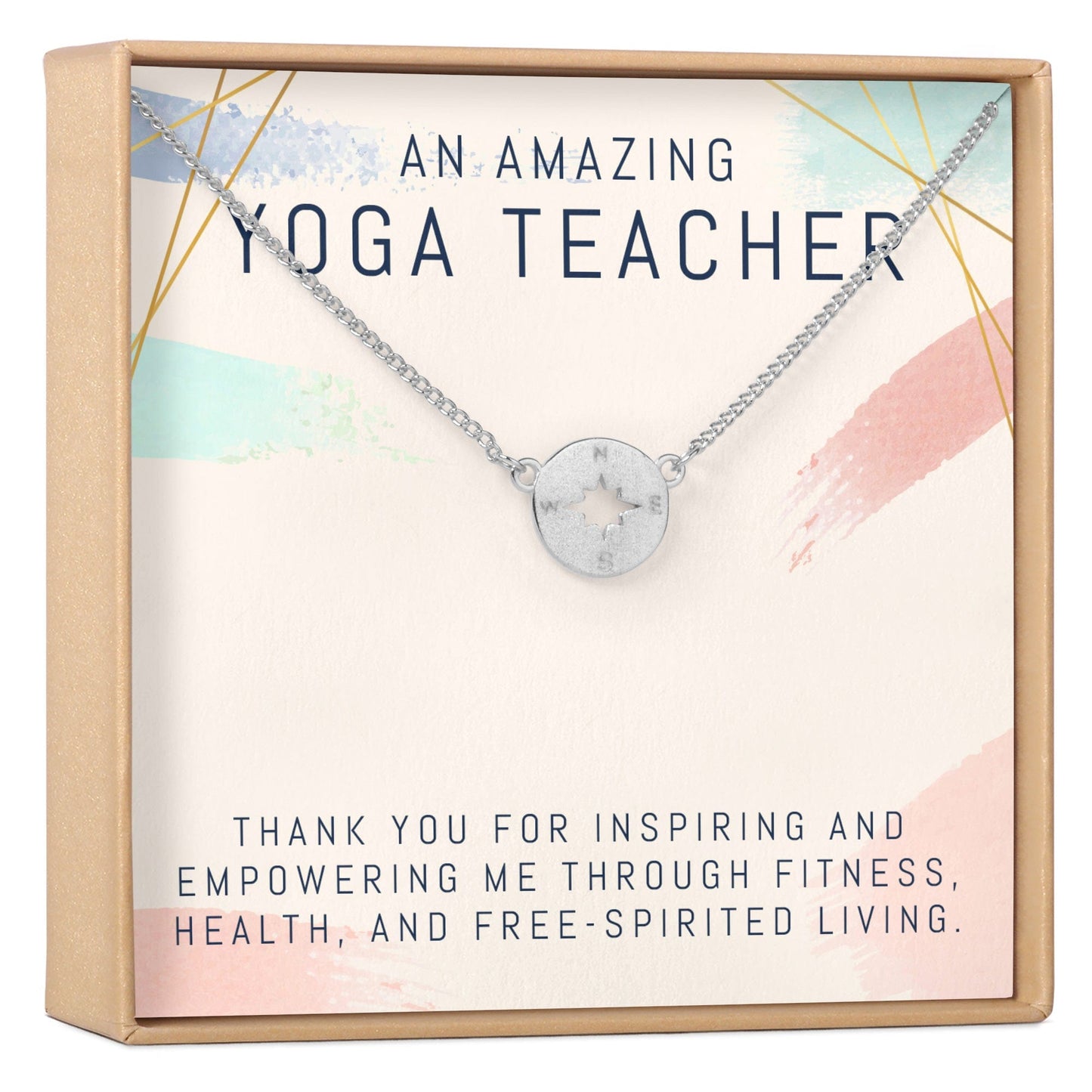 Yoga Teacher Necklace, Multiple Styles Jewelry