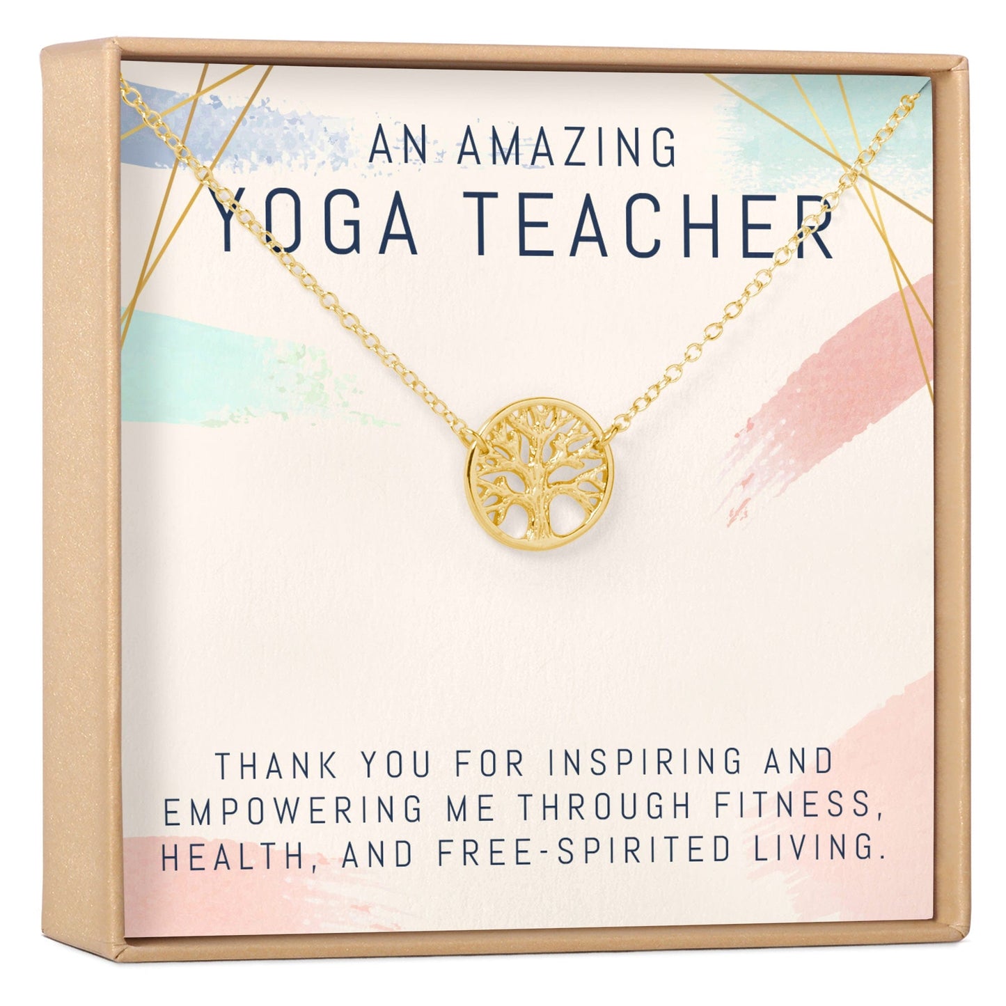 Yoga Teacher Necklace, Multiple Styles Jewelry