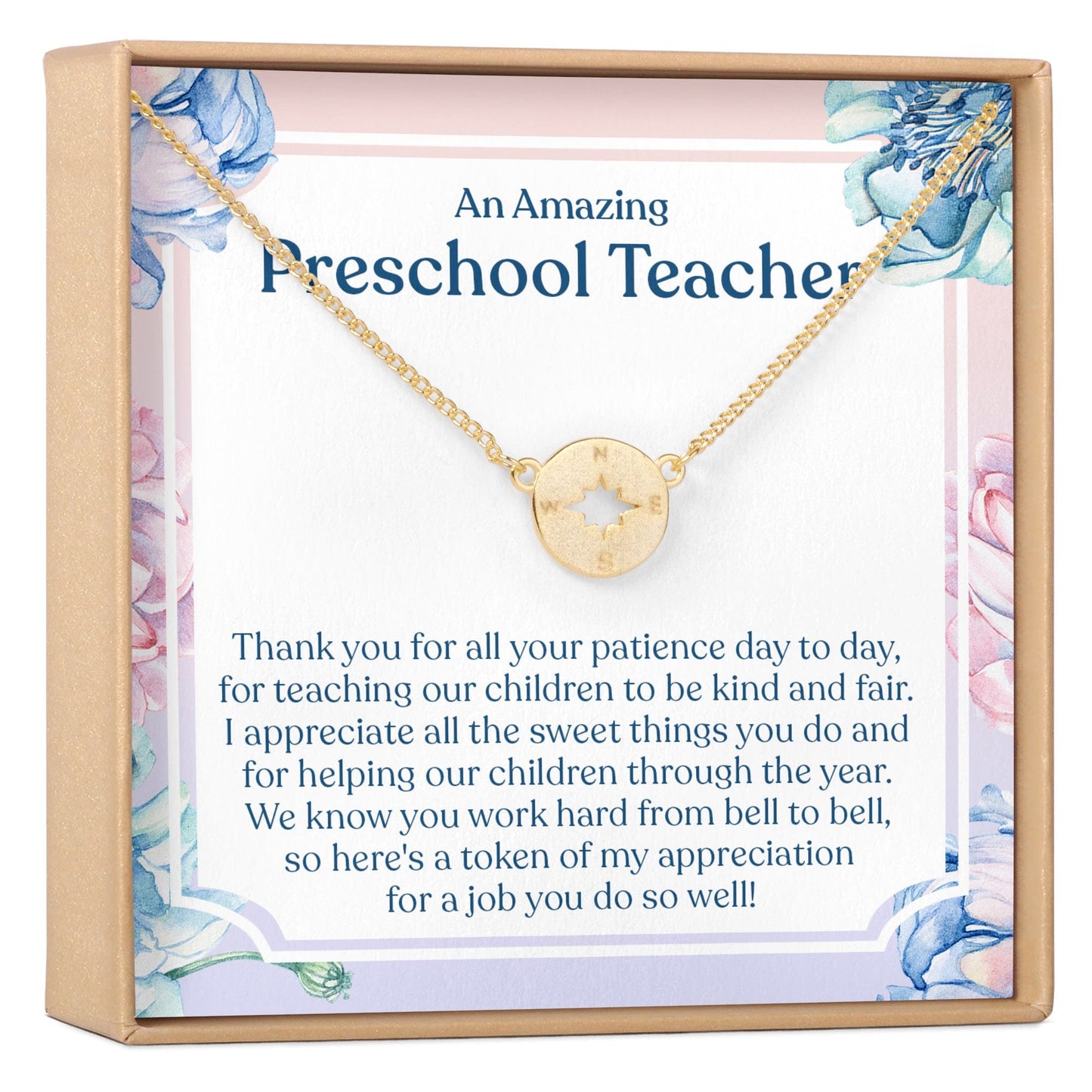 Preschool Teacher Necklace, Multiple Styles Jewelry