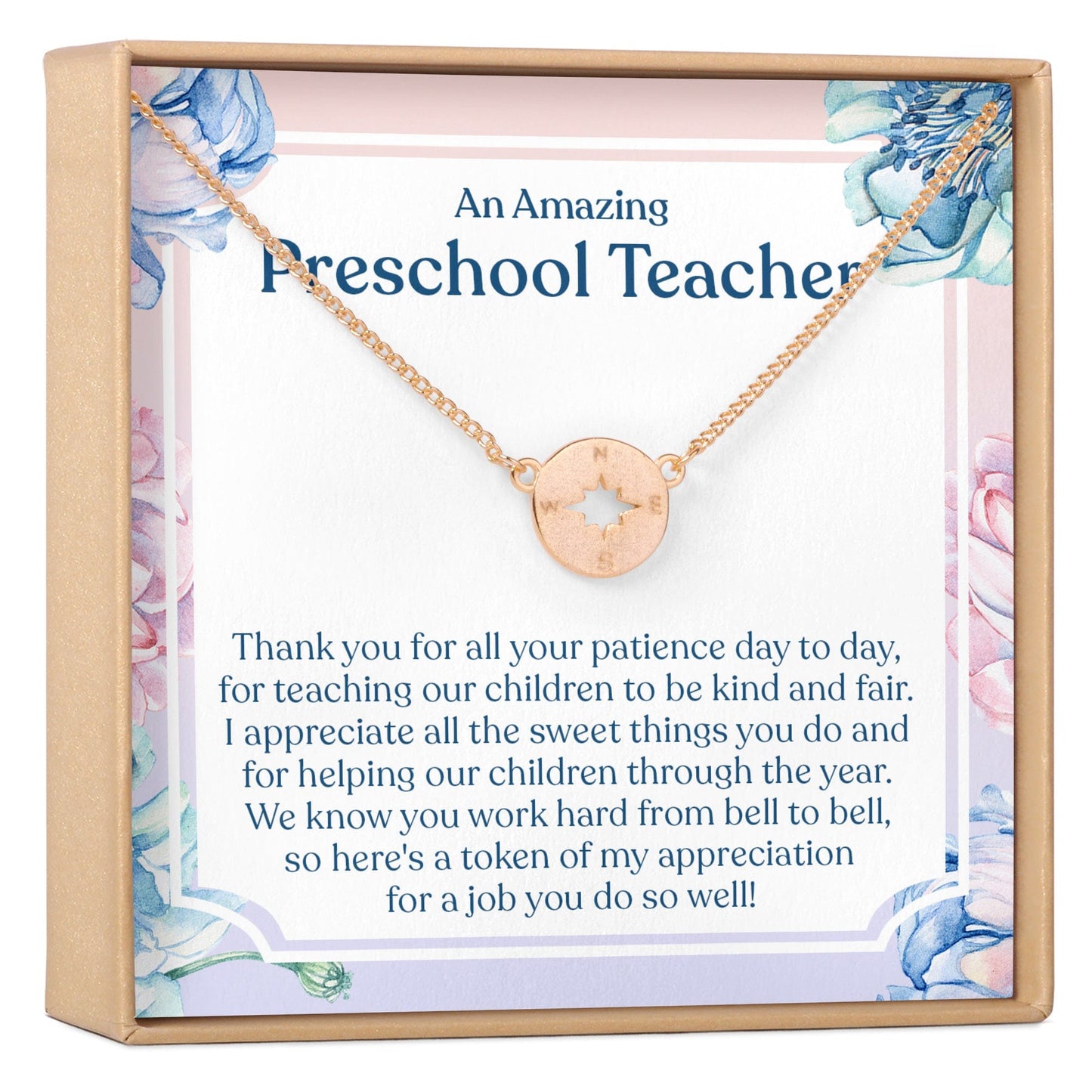 Preschool Teacher Necklace, Multiple Styles Jewelry