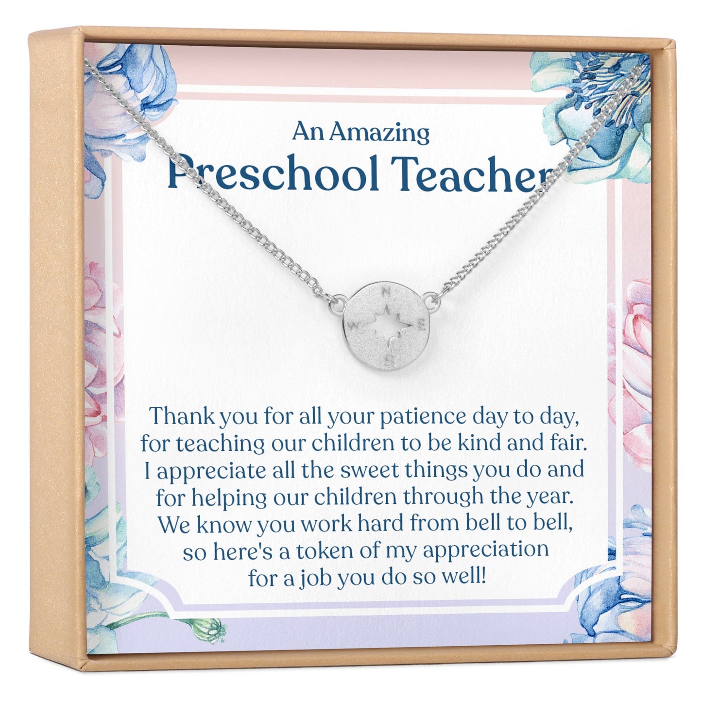 Preschool Teacher Necklace, Multiple Styles Jewelry
