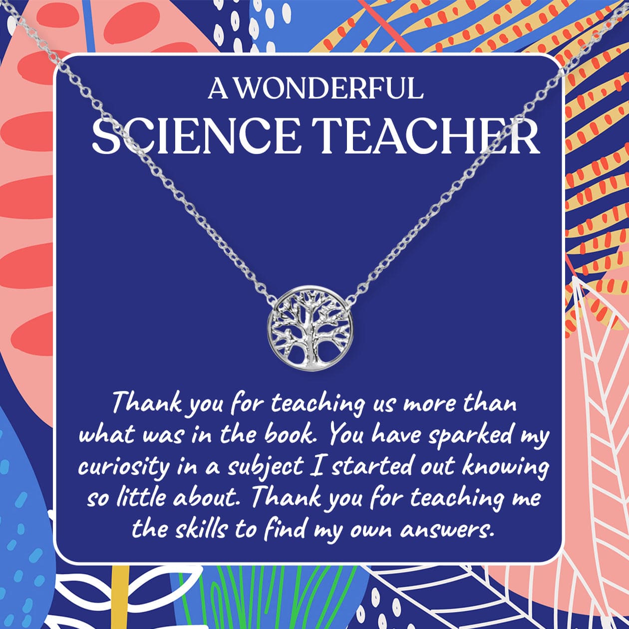 Science Teacher Necklace, Multiple Styles Jewelry