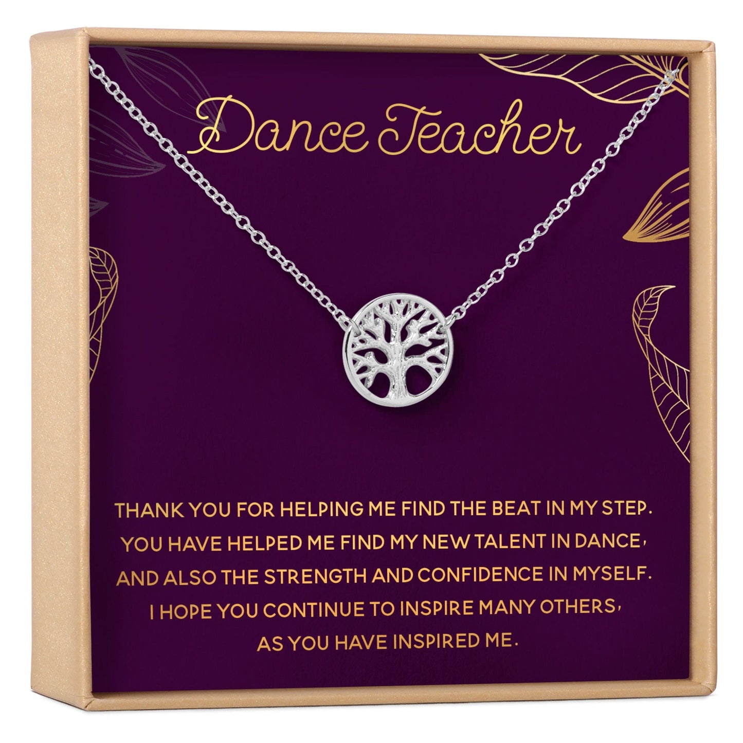 Dance Teacher Necklace, Multiple Styles Jewelry