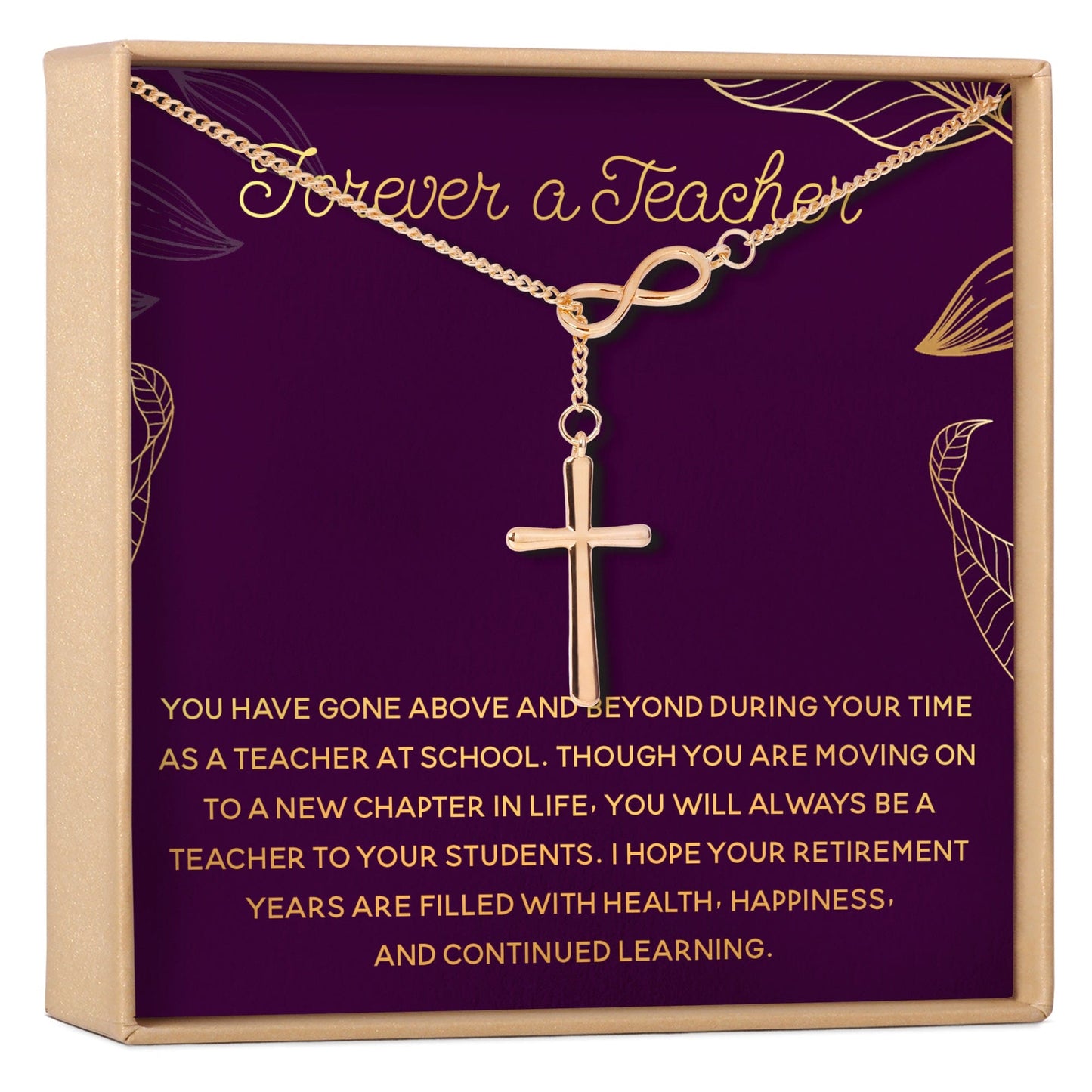 Retiring Teacher Necklace, Multiple Styles Jewelry