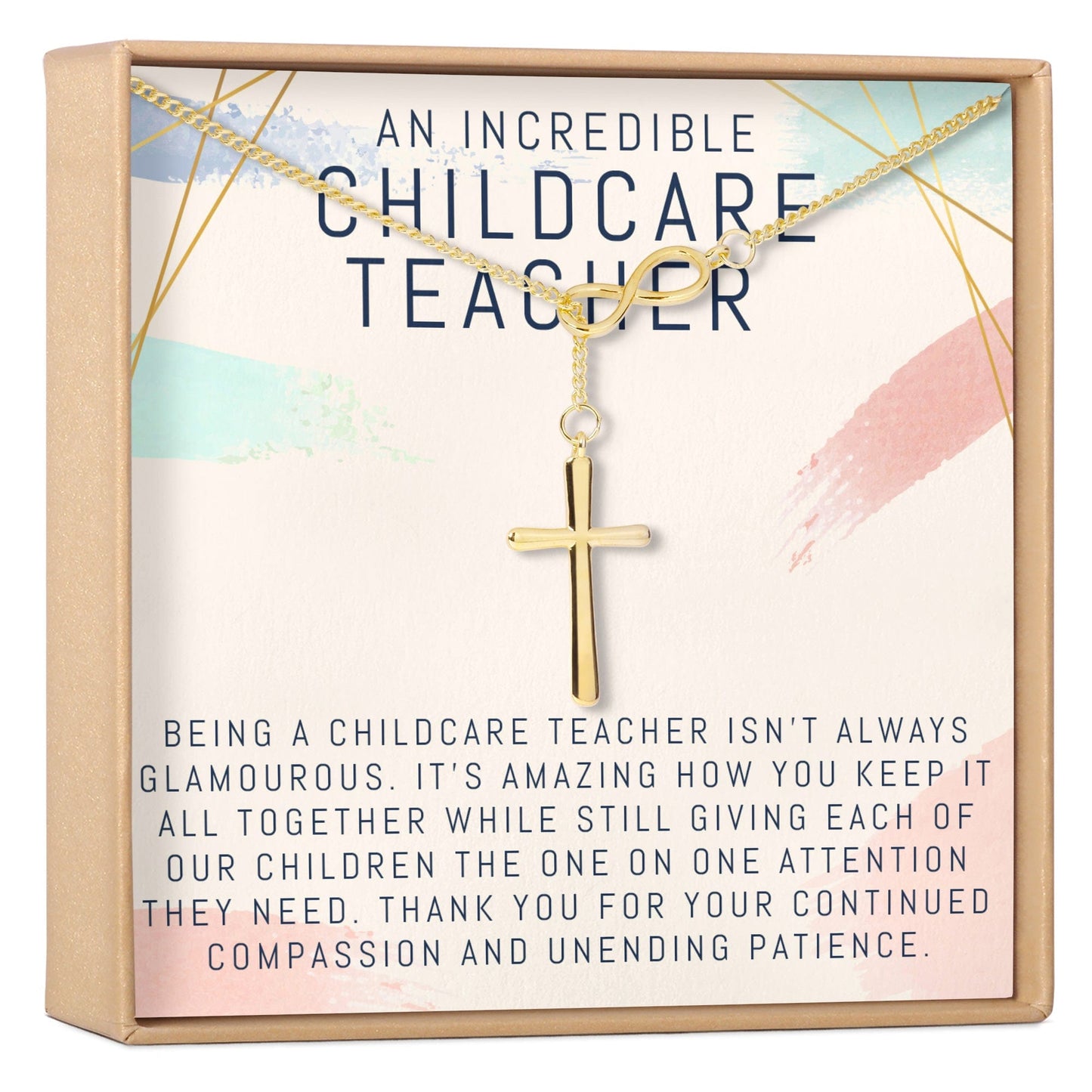 Childcare Teacher Necklace, Multiple Styles Jewelry