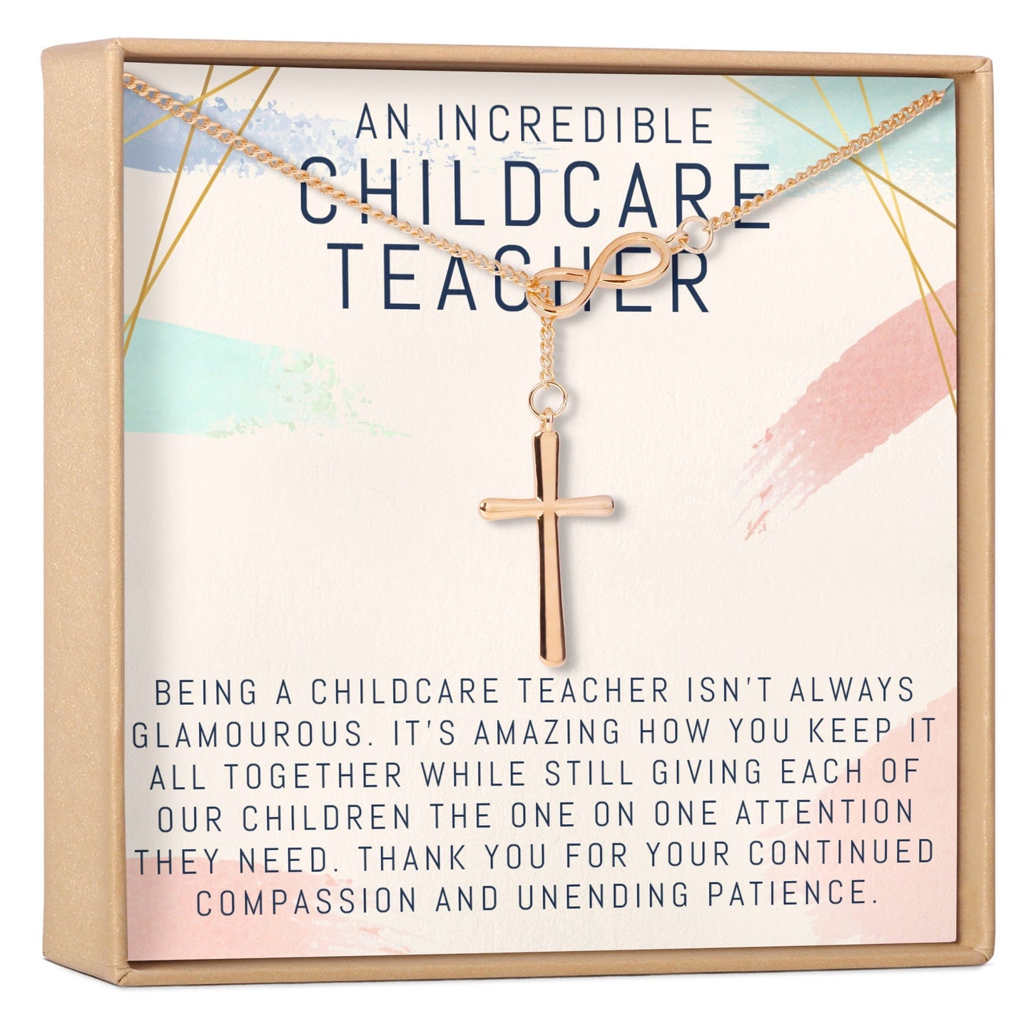 Childcare Teacher Necklace, Multiple Styles Jewelry