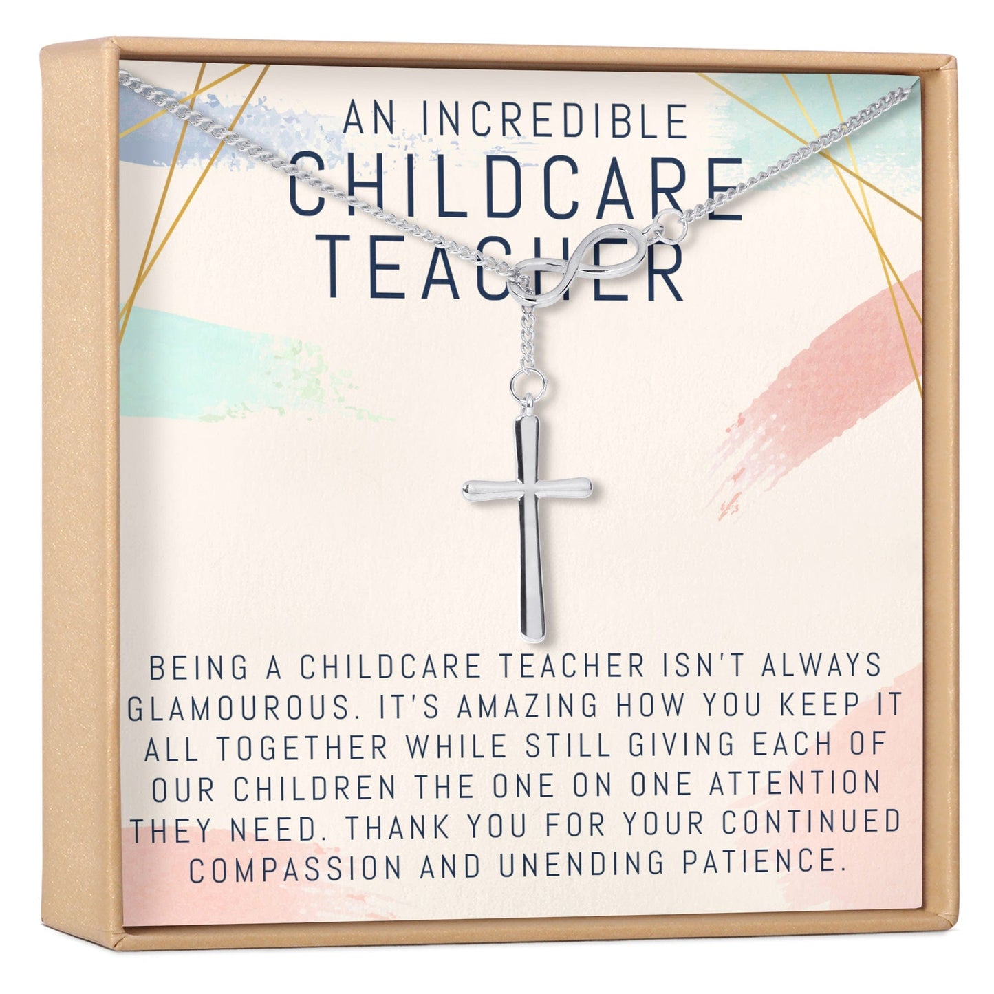 Childcare Teacher Necklace, Multiple Styles Jewelry