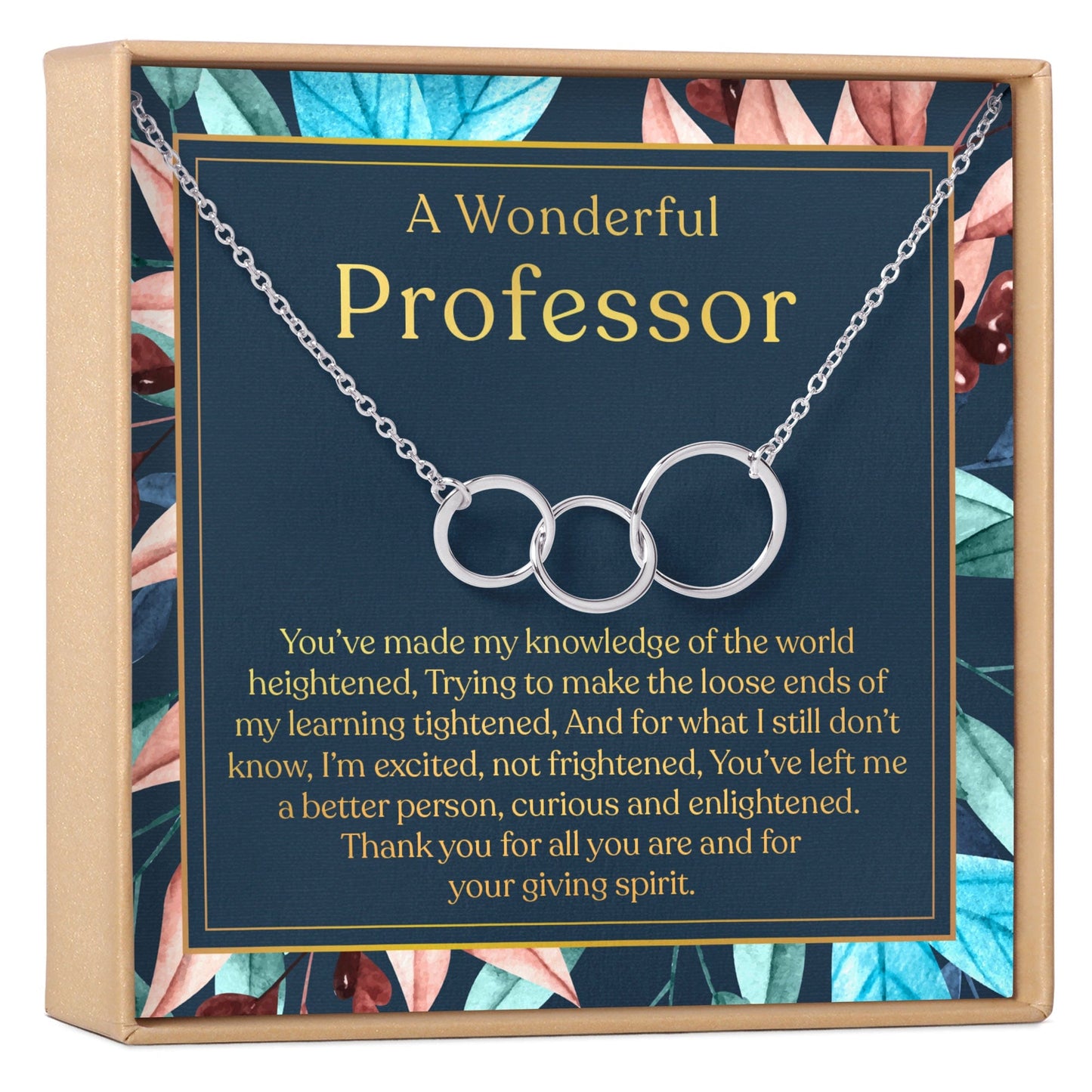 Professor Necklace, Multiple Styles Jewelry