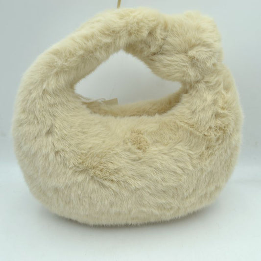 Structured Shoulder Bag with Long Double Straps and Clasp