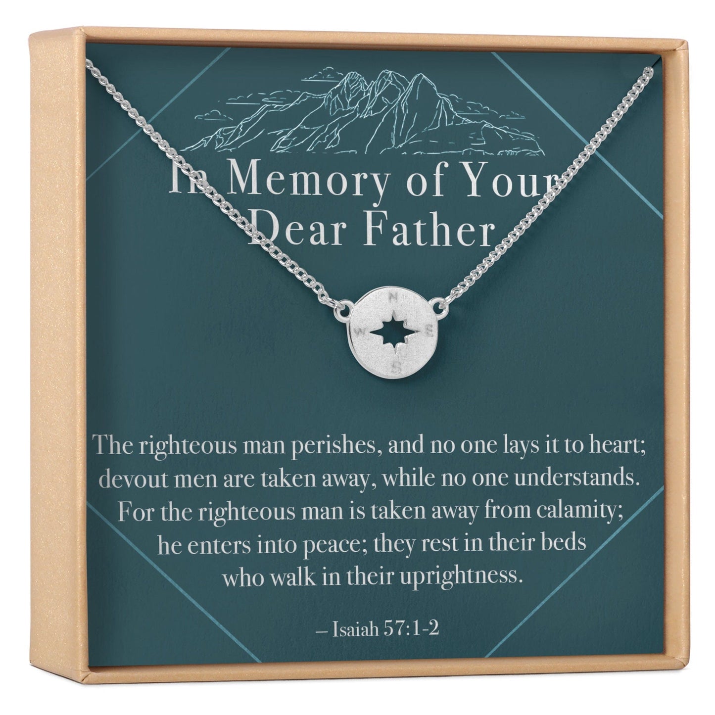 Loss of Father Necklace, Multiple Styles Necklace