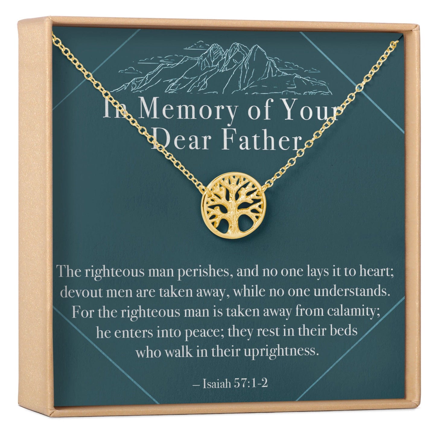 Loss of Father Necklace, Multiple Styles Necklace