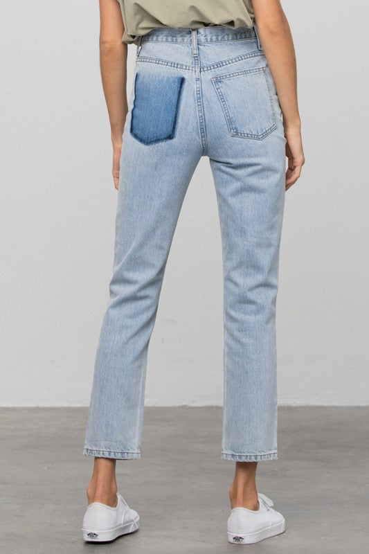 High Waist Premium Tapered Jeans | Modern Boutique Fashion