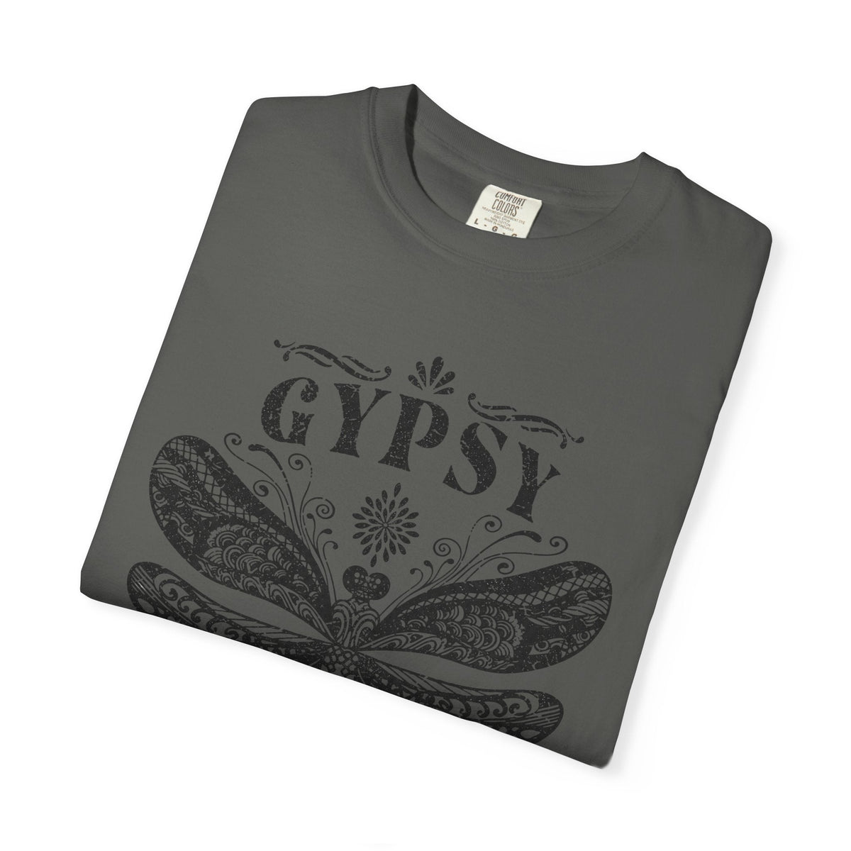 Gypsy Soul Dragonfly T‑Shirt — Boho Vintage Graphic Tee