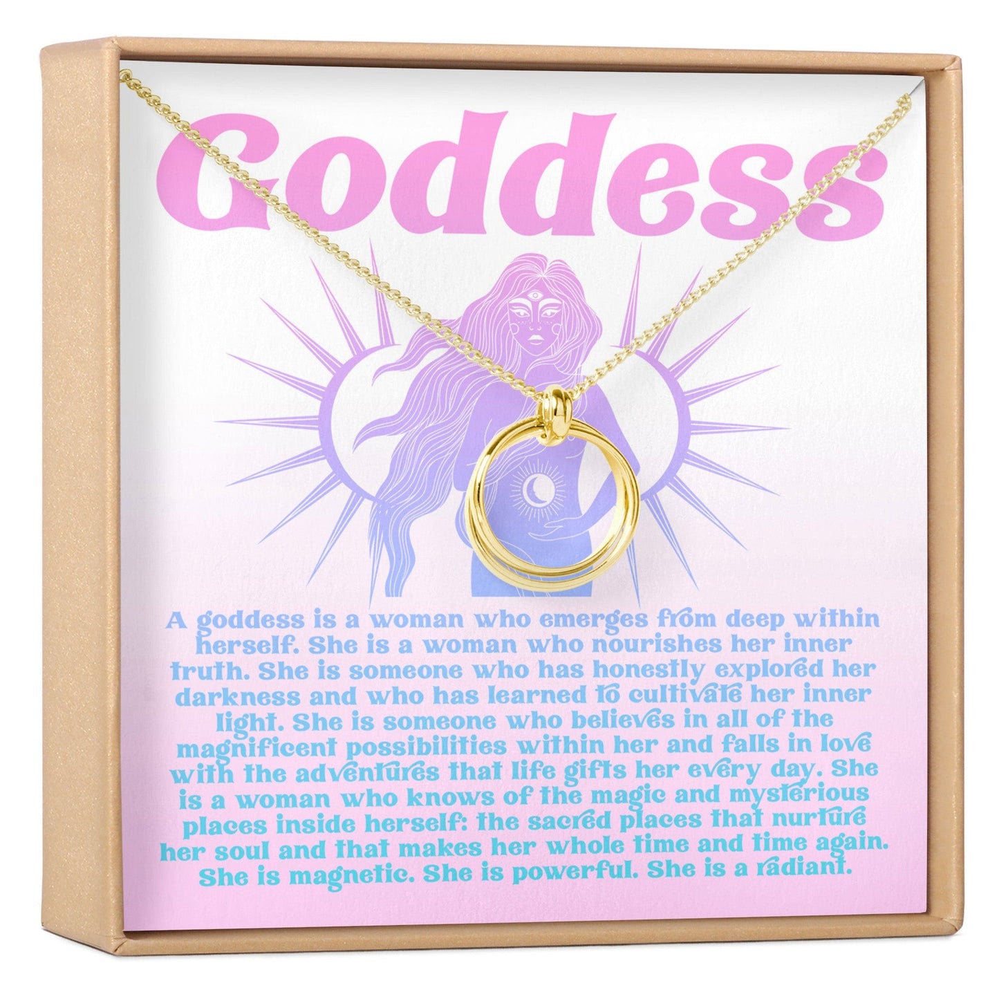 Goddess Necklace, Multiple Styles Necklace