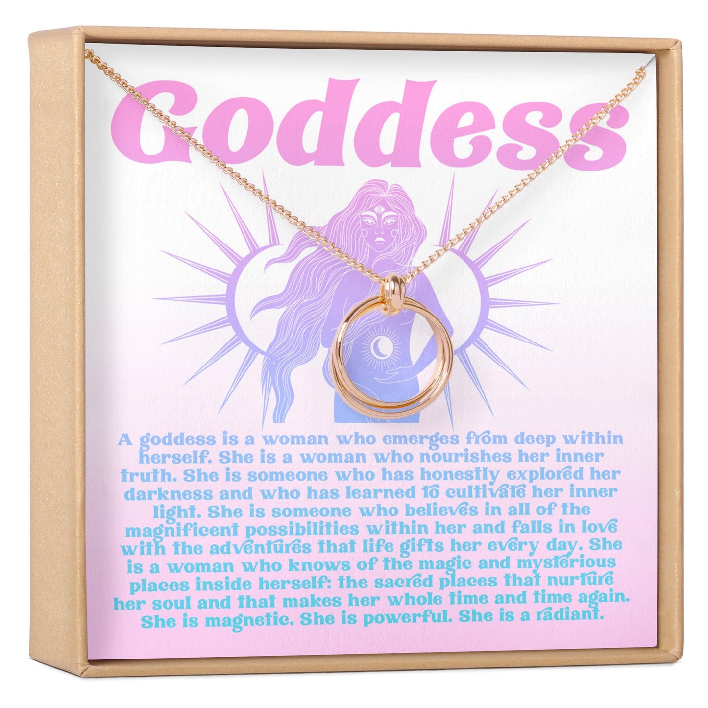 Goddess Necklace, Multiple Styles Necklace