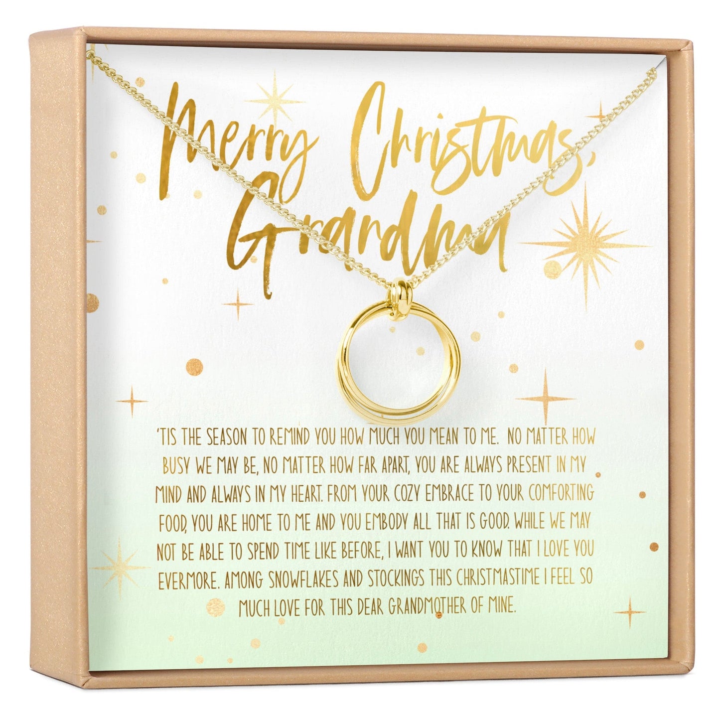 Christmas Gift for Grandmother Necklace, Multiple Styles