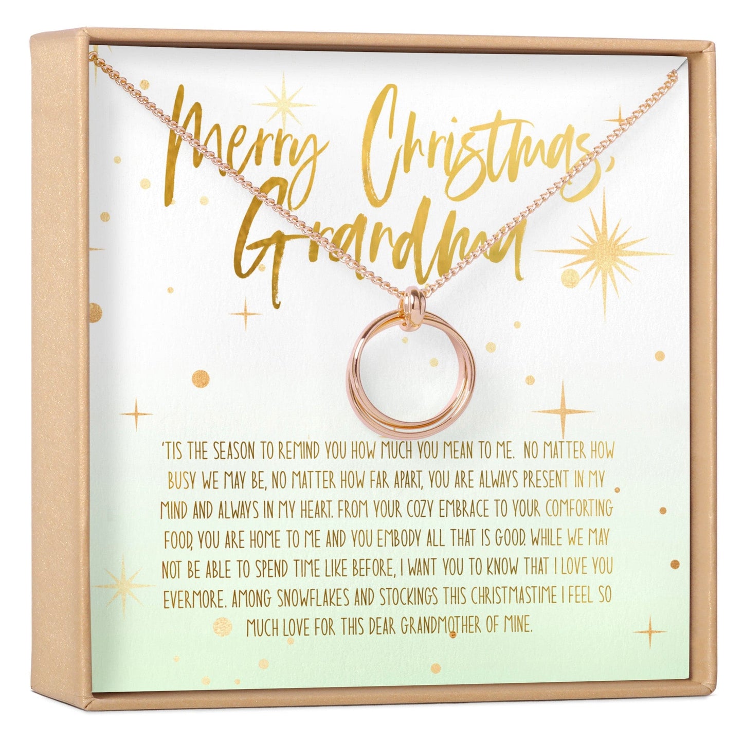 Christmas Gift for Grandmother Necklace, Multiple Styles