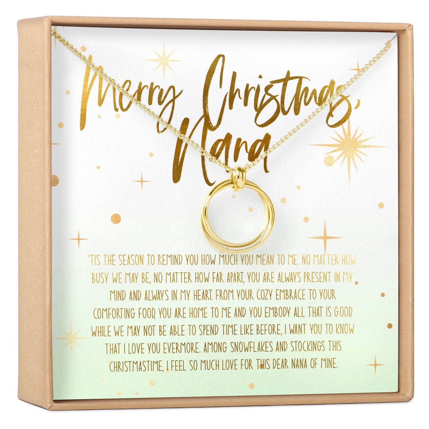 Christmas Gift For Nana Necklace, Multiple Styles